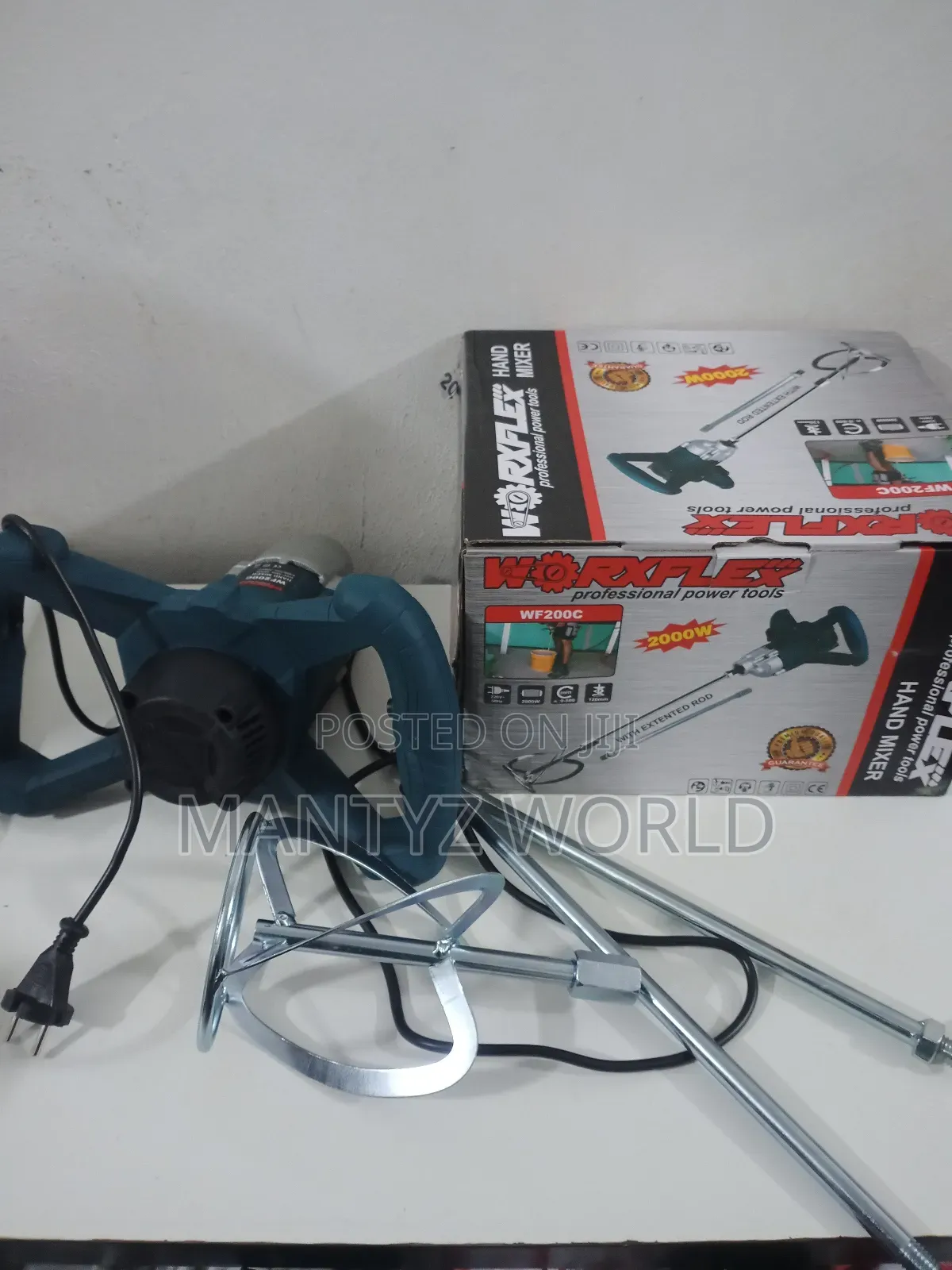 Heavy Duty Industrial Handmixer With Extended Rod
