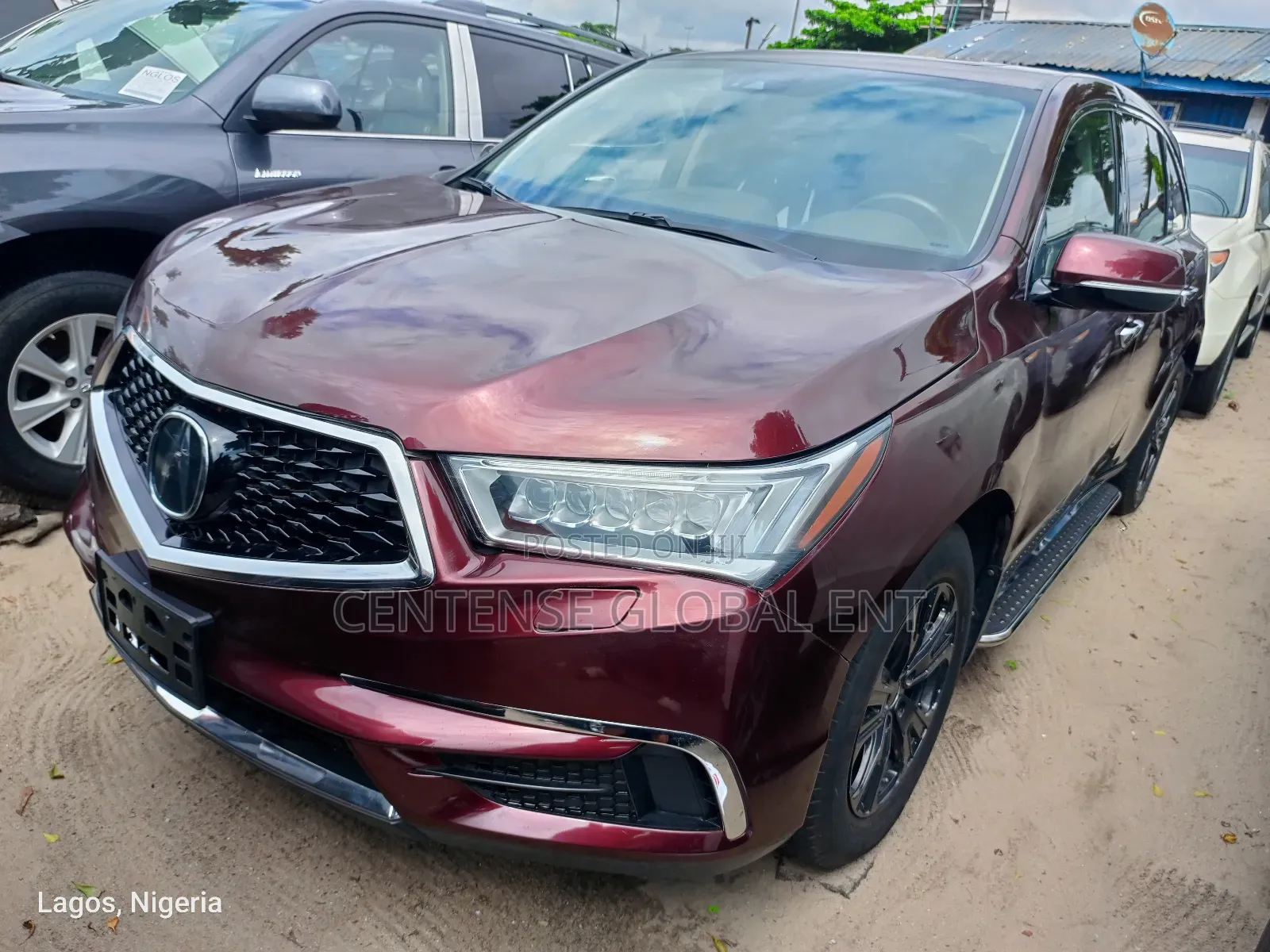 Acura MDX w/Advance Pkg SH-AWD 2017 Red