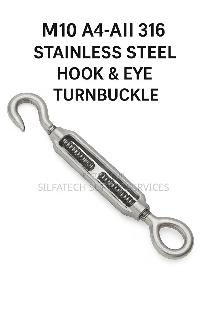 10mm Stainless Turnbuckle