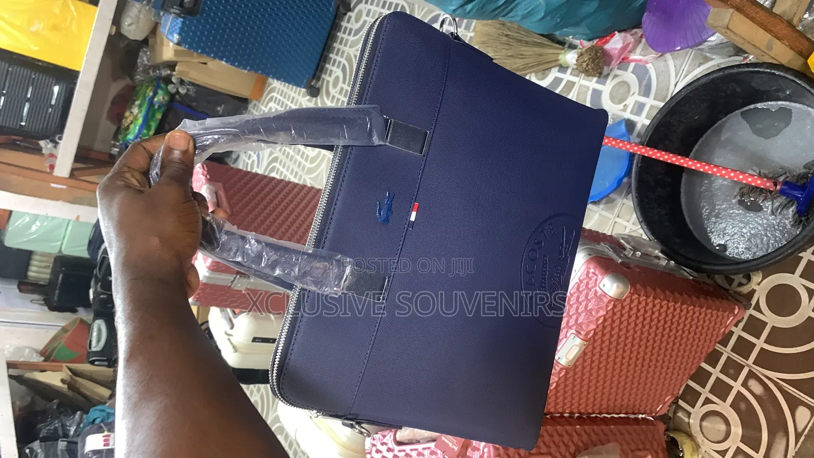 High Quality Men Business Laptop Leather Bag