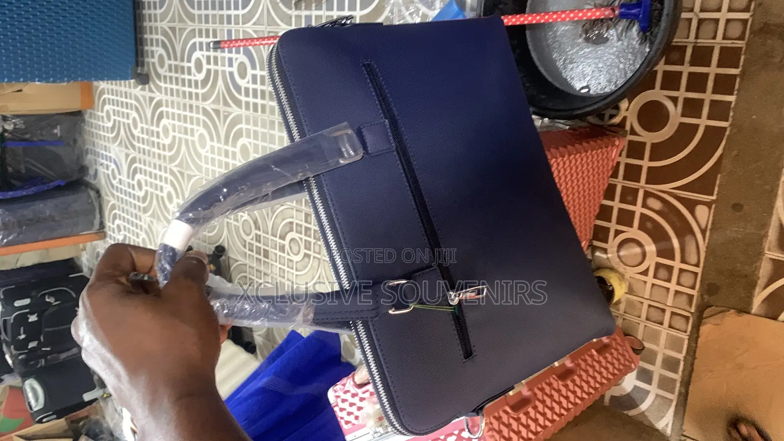 High Quality Men Business Laptop Leather Bag