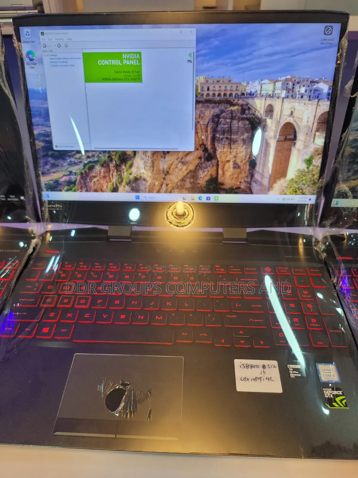 Laptop HP Omen 15-Dh002nr 16GB Intel Core I5 HDD+SSD 512GB