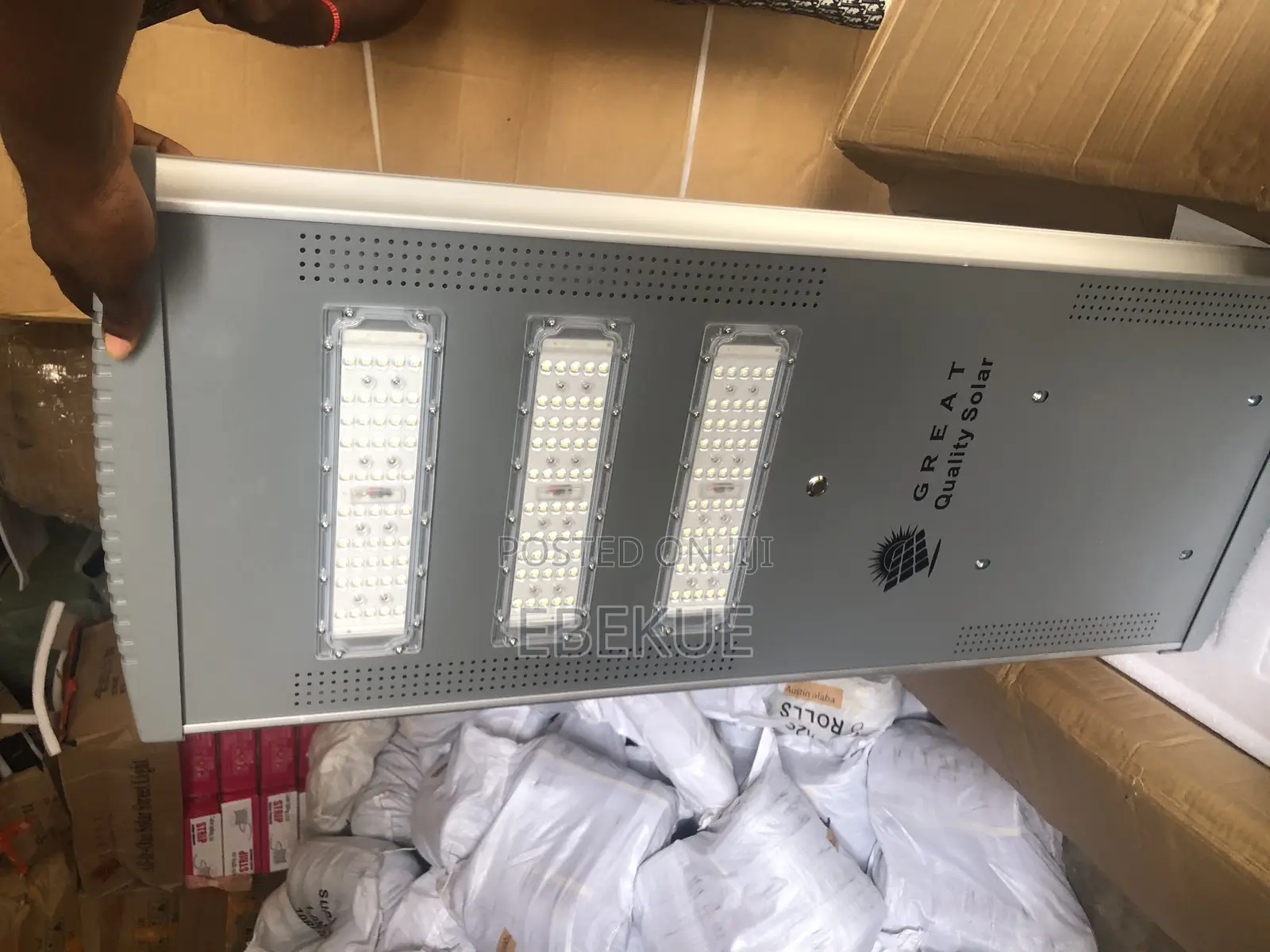 Solar Street Light 3 Eye