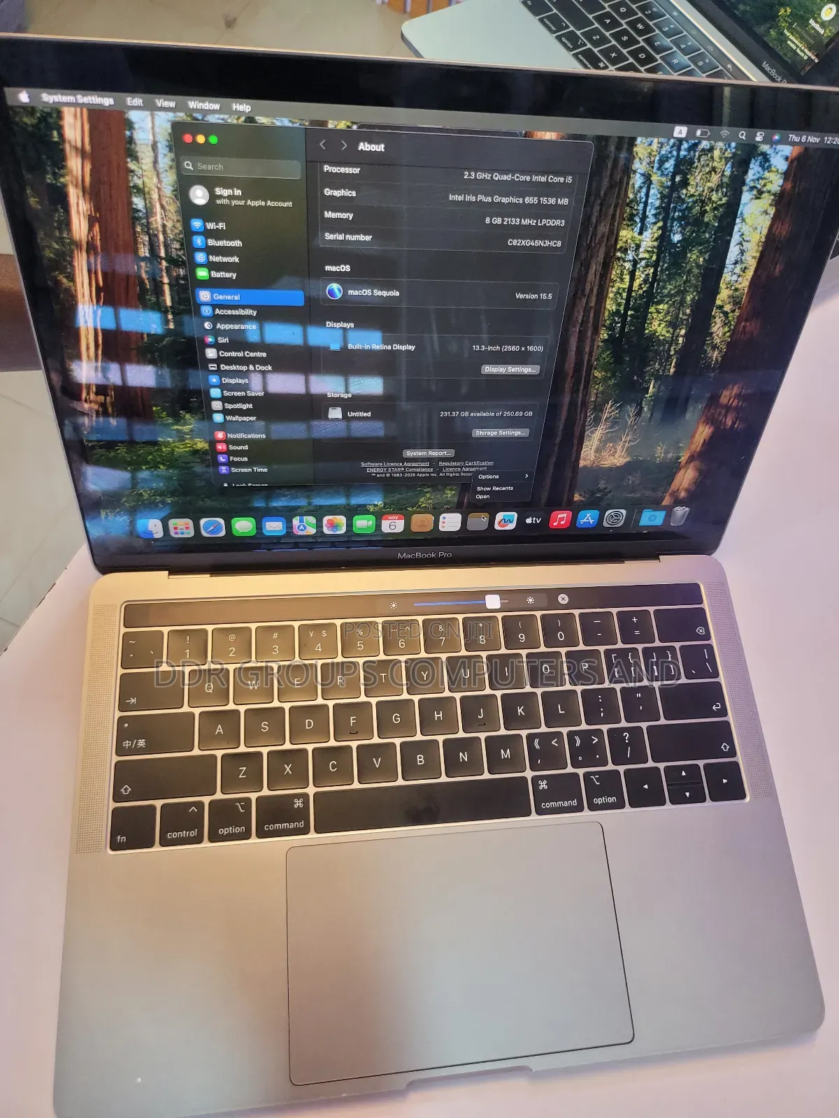 Laptop Apple MacBook Pro 2018 8GB Intel Core i5 SSD 256GB