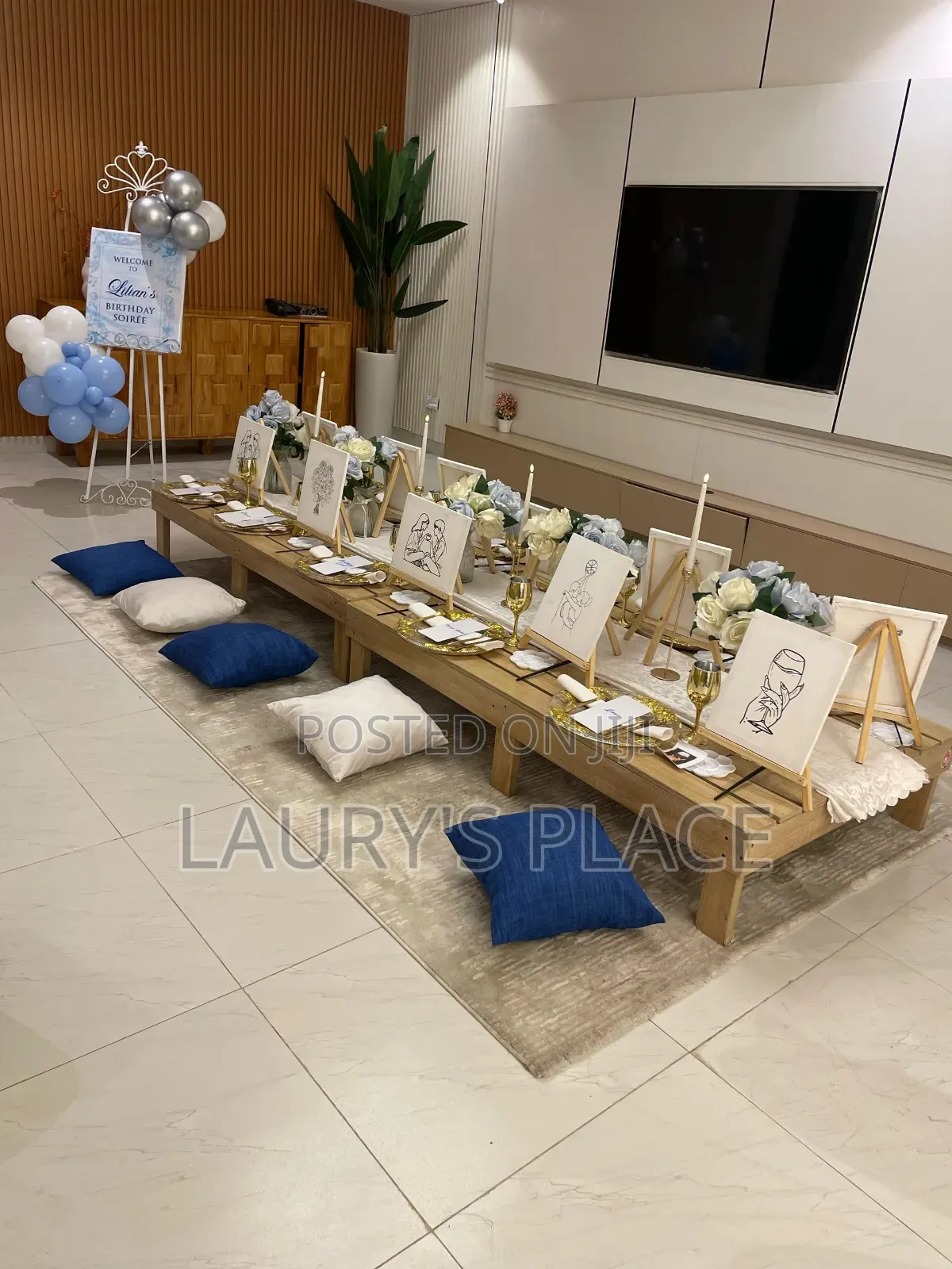 Picnic Style Birthday Decoration