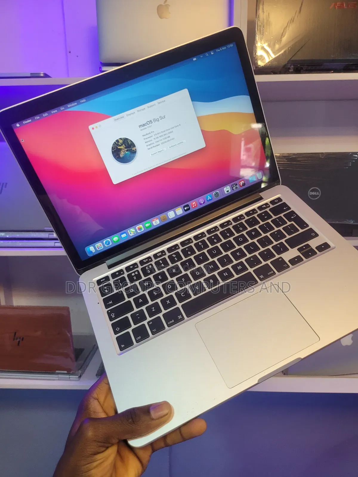 Laptop Apple MacBook Pro 2015 16GB Intel Core i5 HDD+SSD 128GB