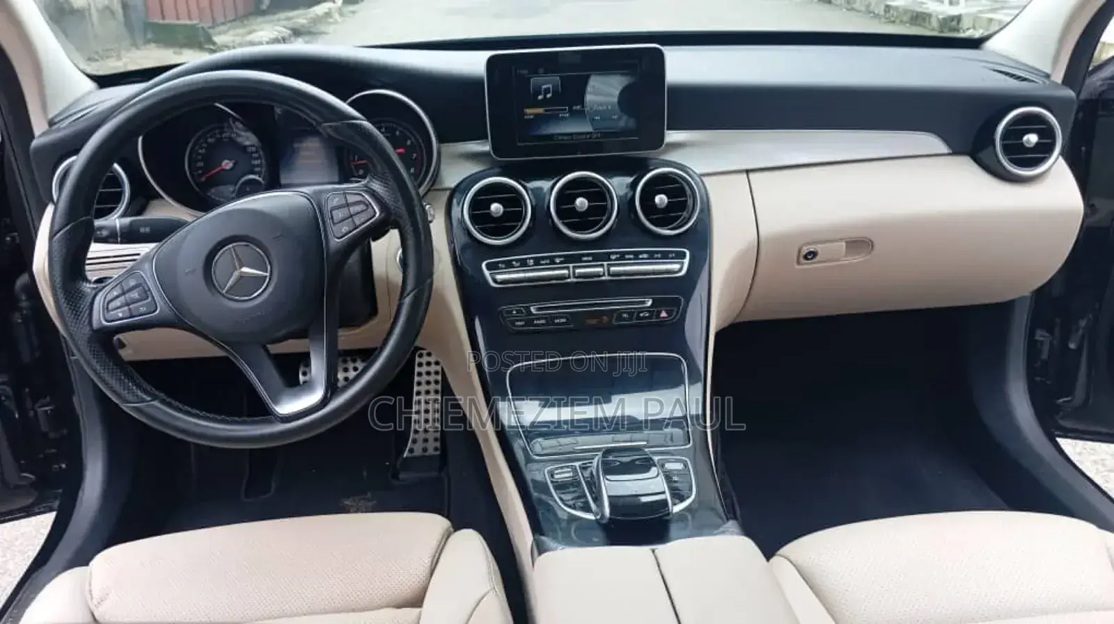 Mercedes-Benz C300 Luxury 4Matic Sedan AWD (2.0L 4cyl 7A) 2016 Black