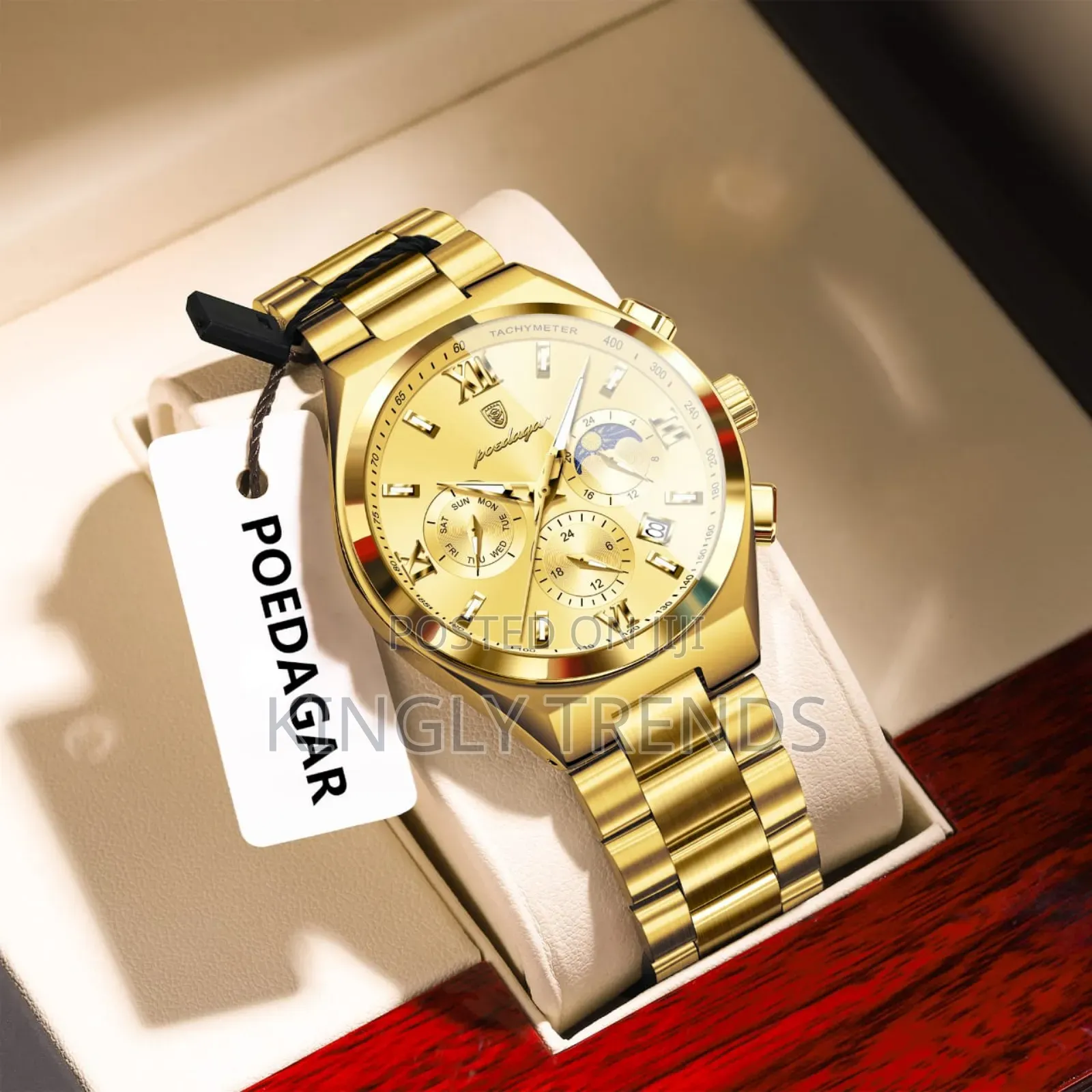 Poedagar Quality Fine Stainless Wristwatch