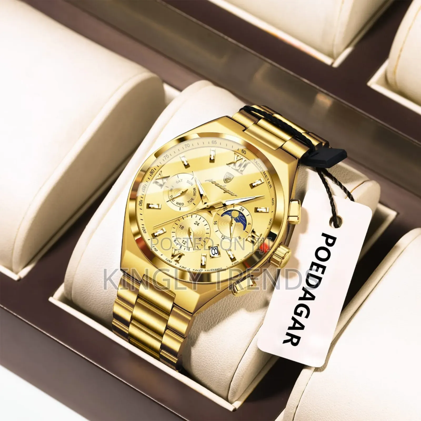 Poedagar Quality Fine Stainless Wristwatch