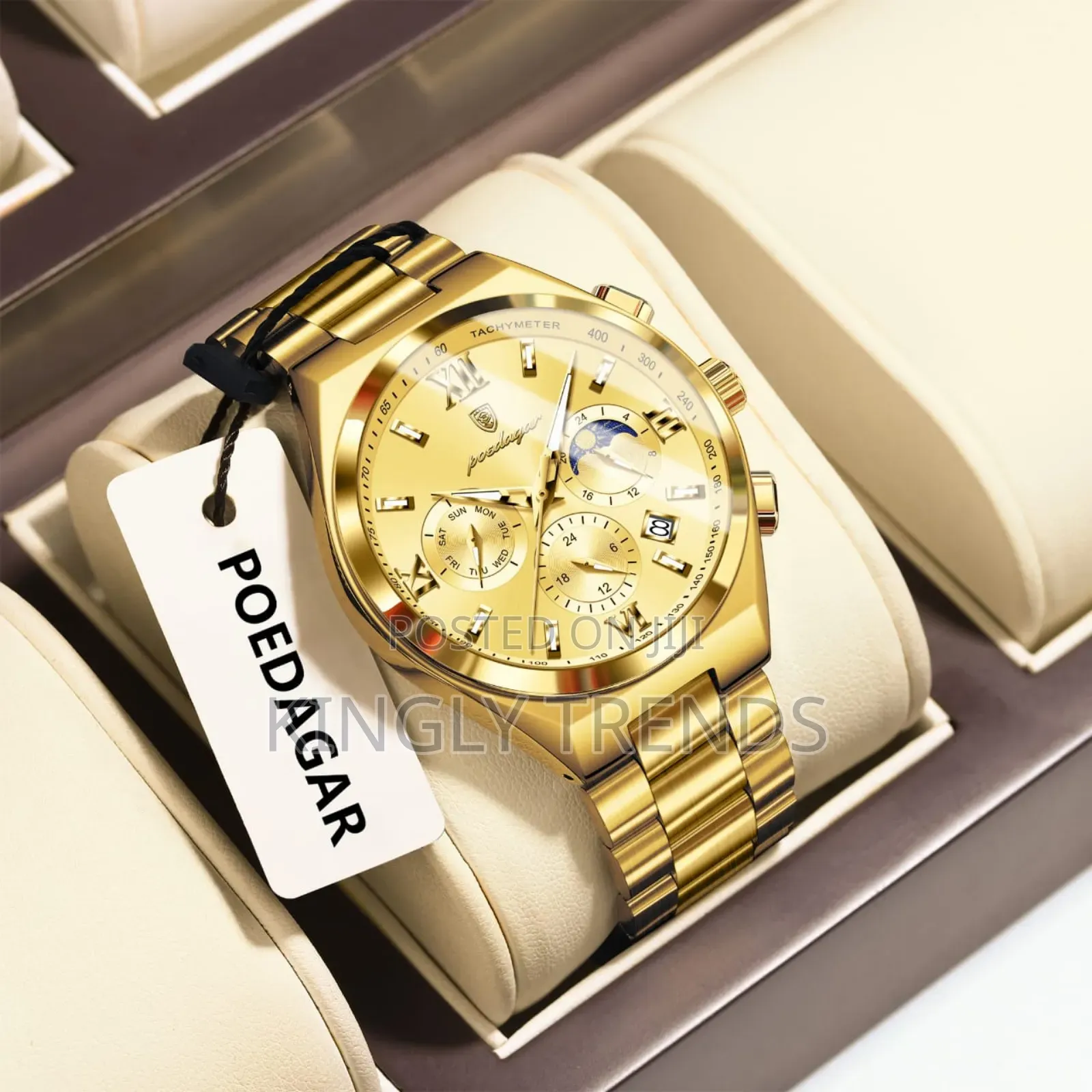 Poedagar Quality Fine Stainless Wristwatch