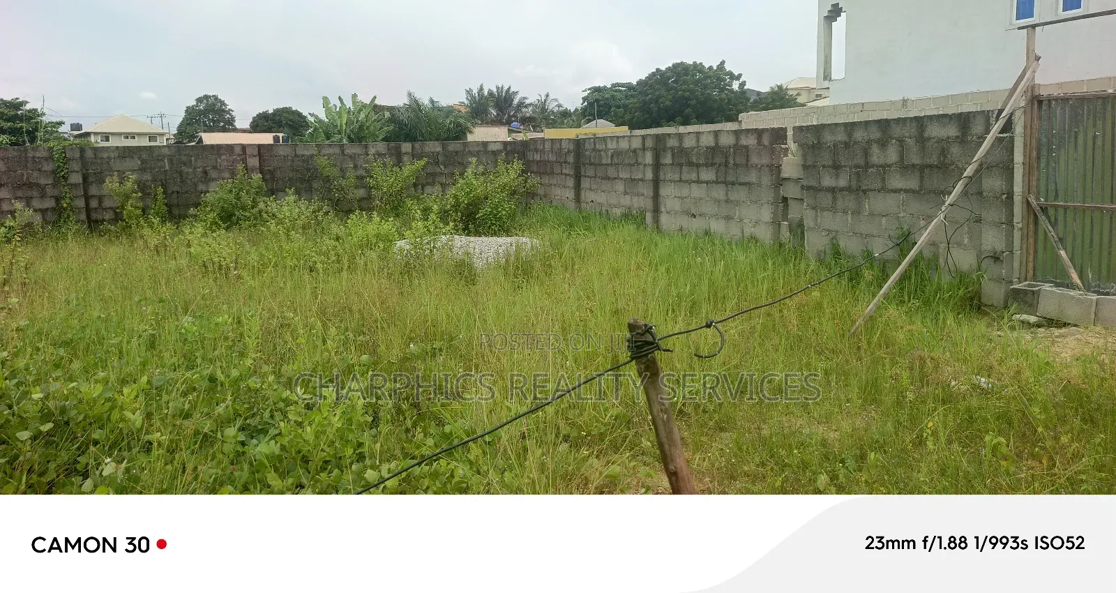 Fenced Half Plot of Land at Ebute Ikorodu