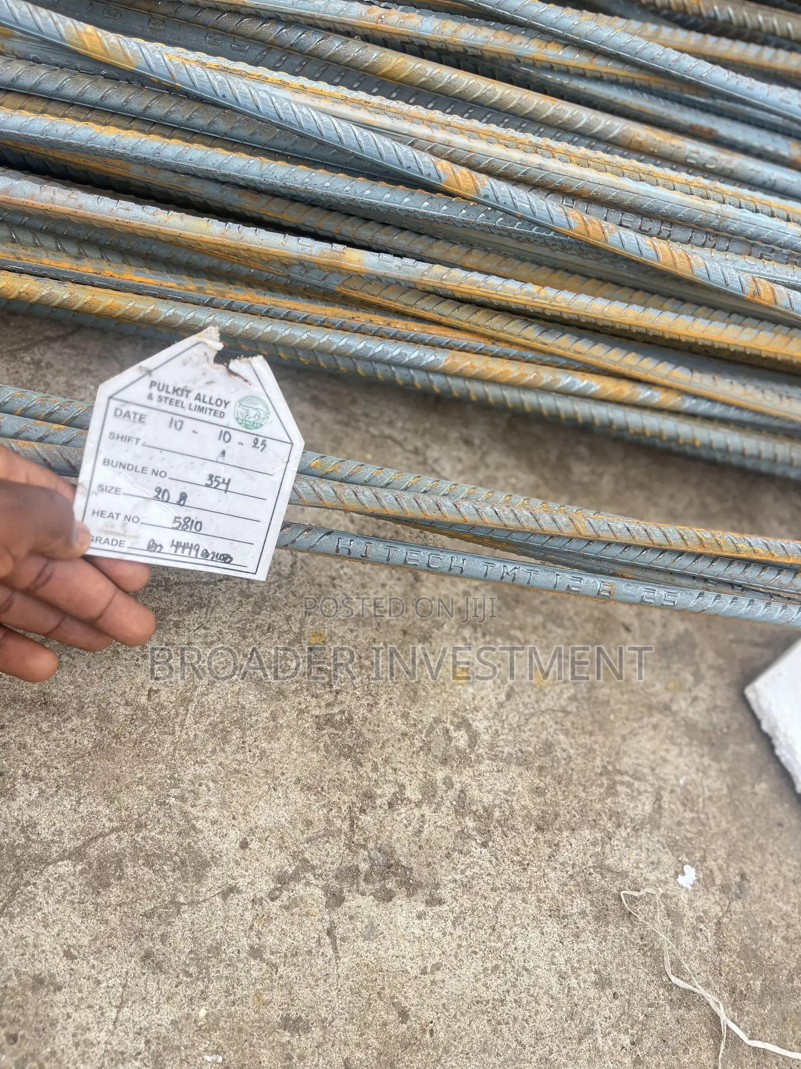 Full Gauge 10mm-25mm Hi-tech Tmt Reinforcement Iron Rod Rebar