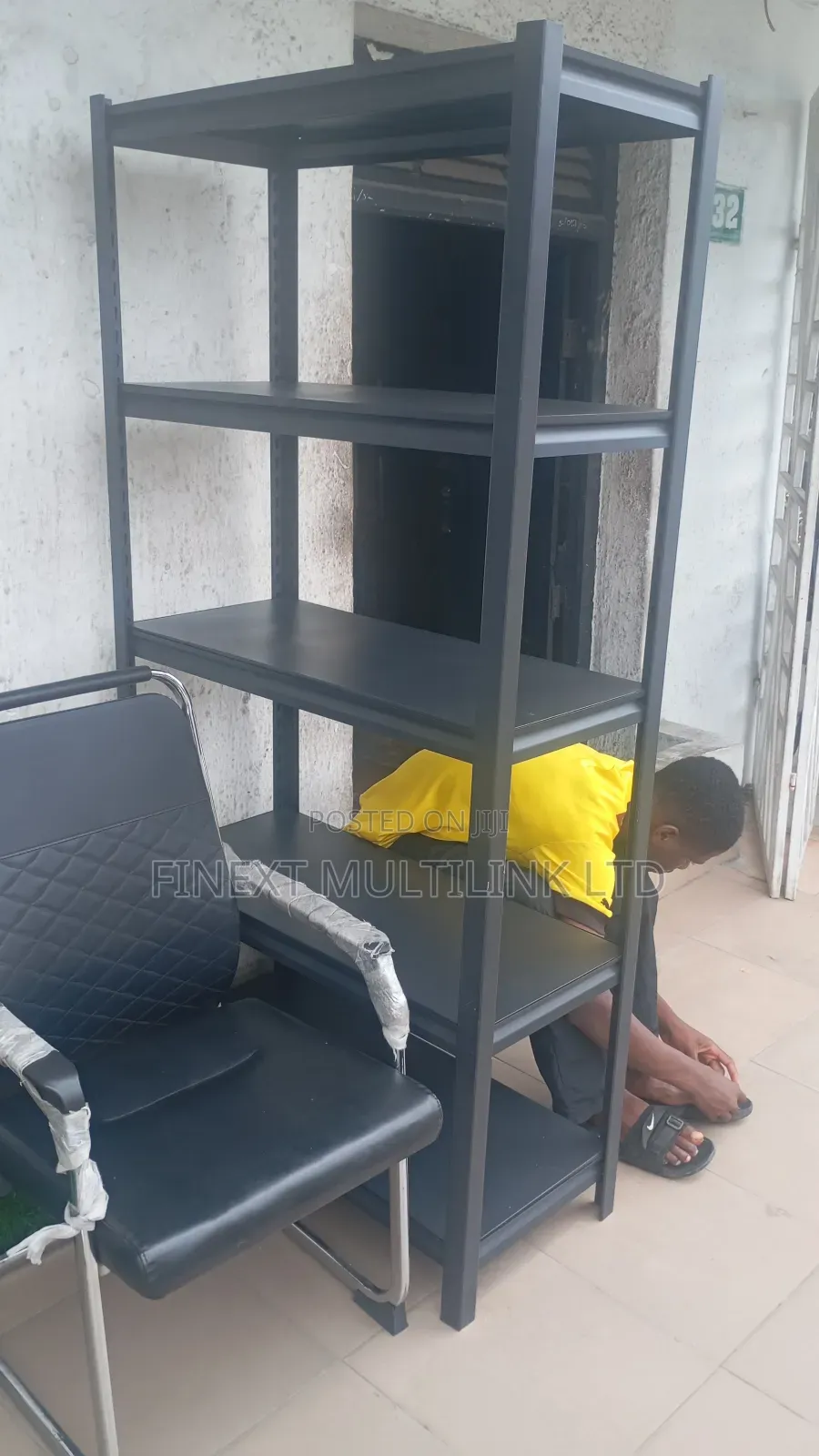 Multi-Purpose Metal Display Shelves Rack