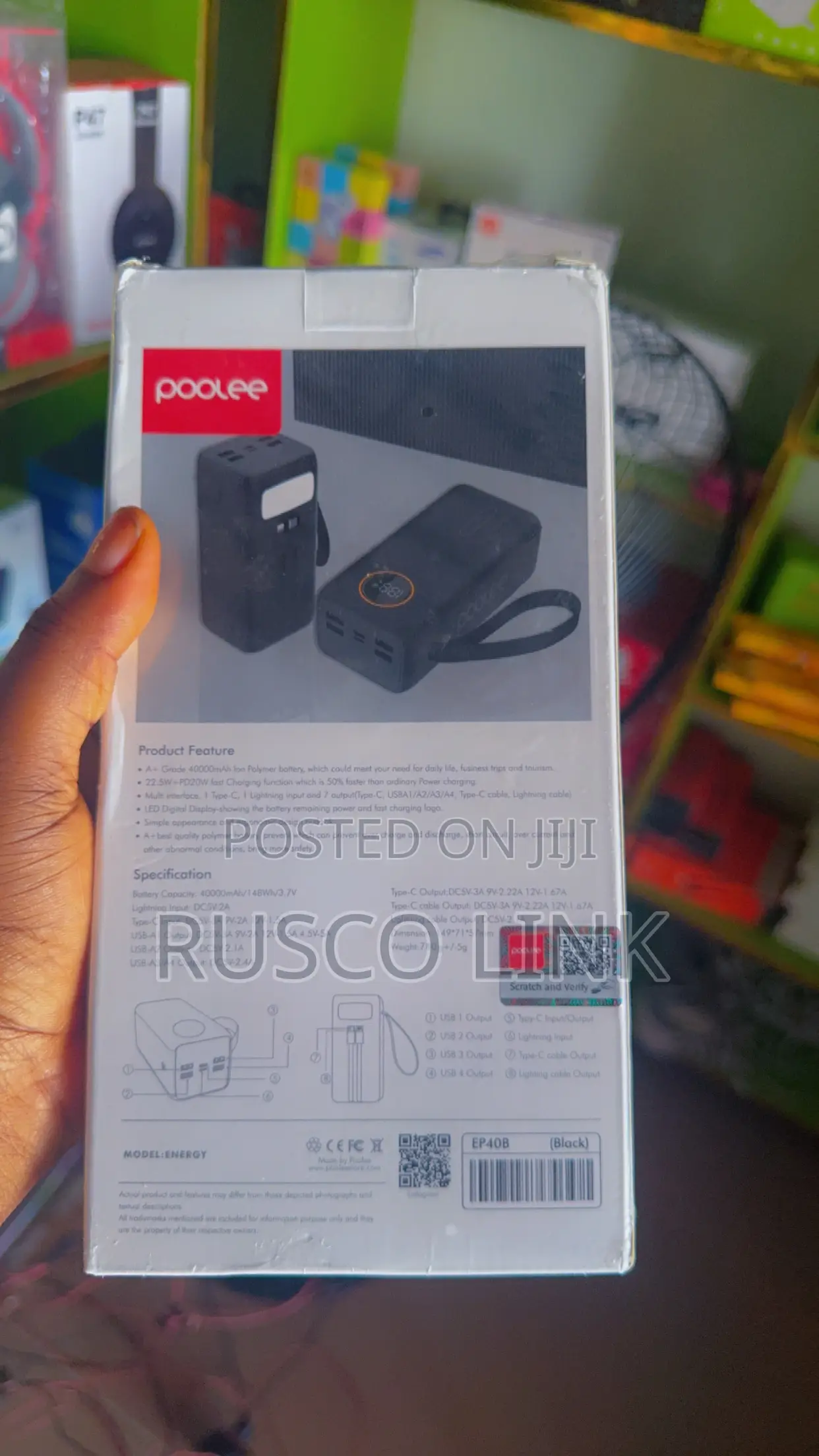 40,000 Mah Poolee Power Bank