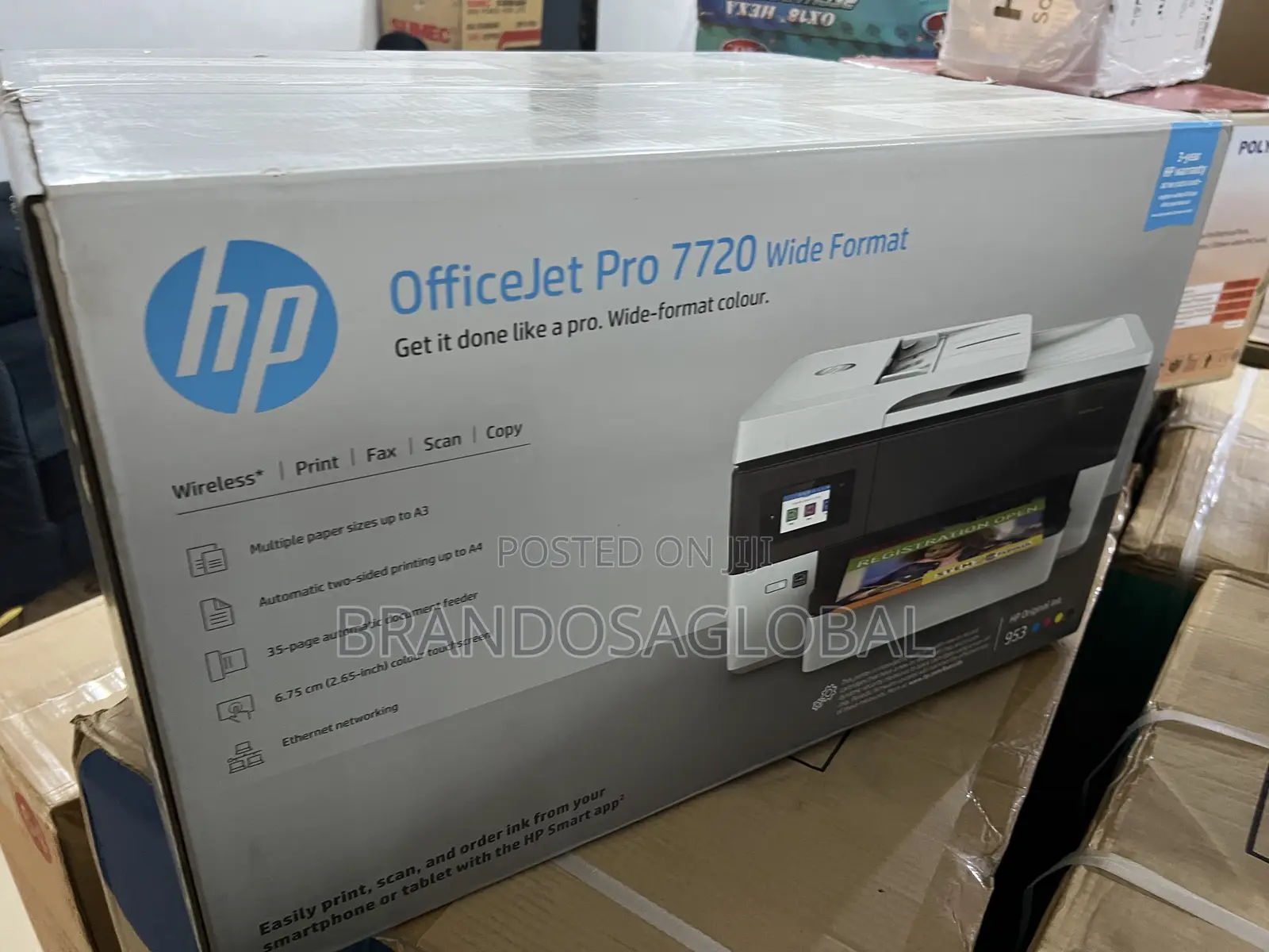 Hp Officejet 7720 Pro Printer – Smart A3 Model (Y0s18a)
