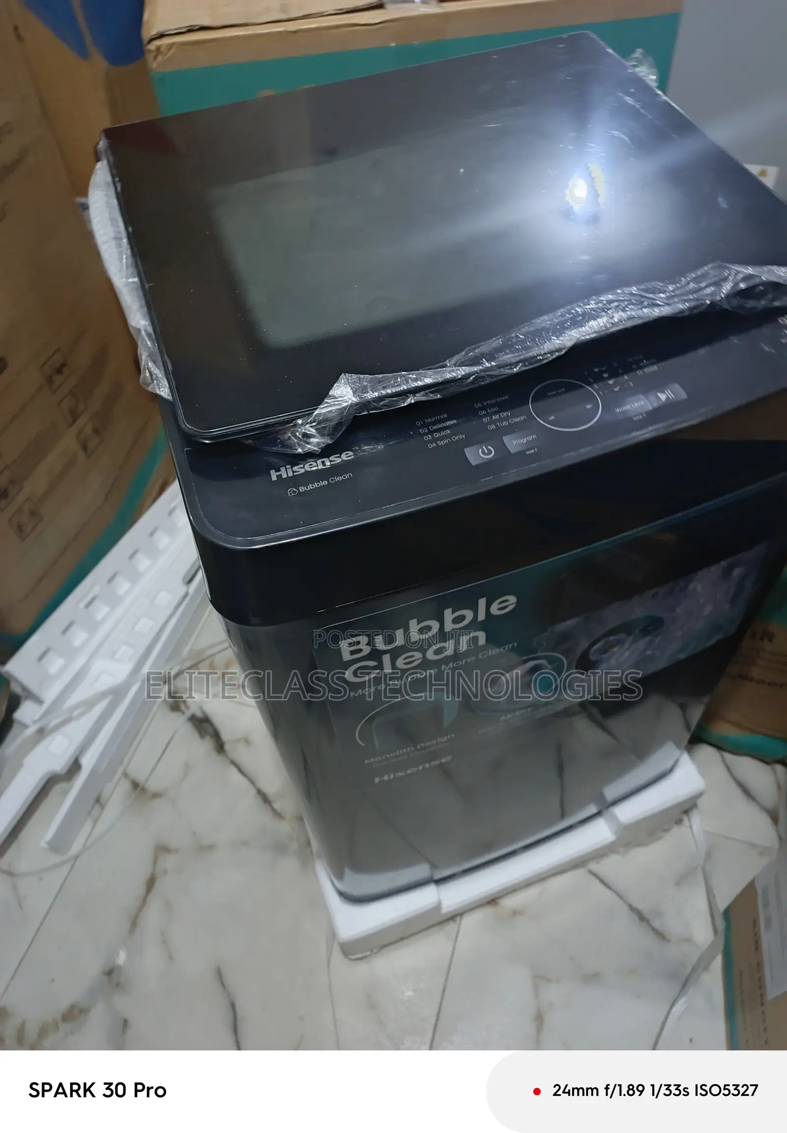 Laundryflow Hisense 9kg Top Load Automatic Washing Machine