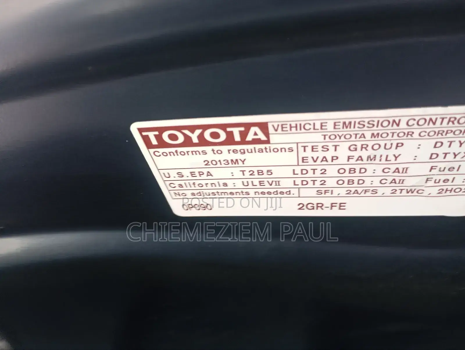 Toyota Venza Limited AWD V6 2013 Black