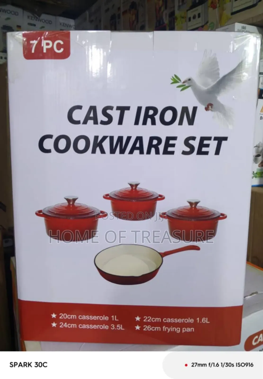 7-Piece Cast Iron Cookware Set