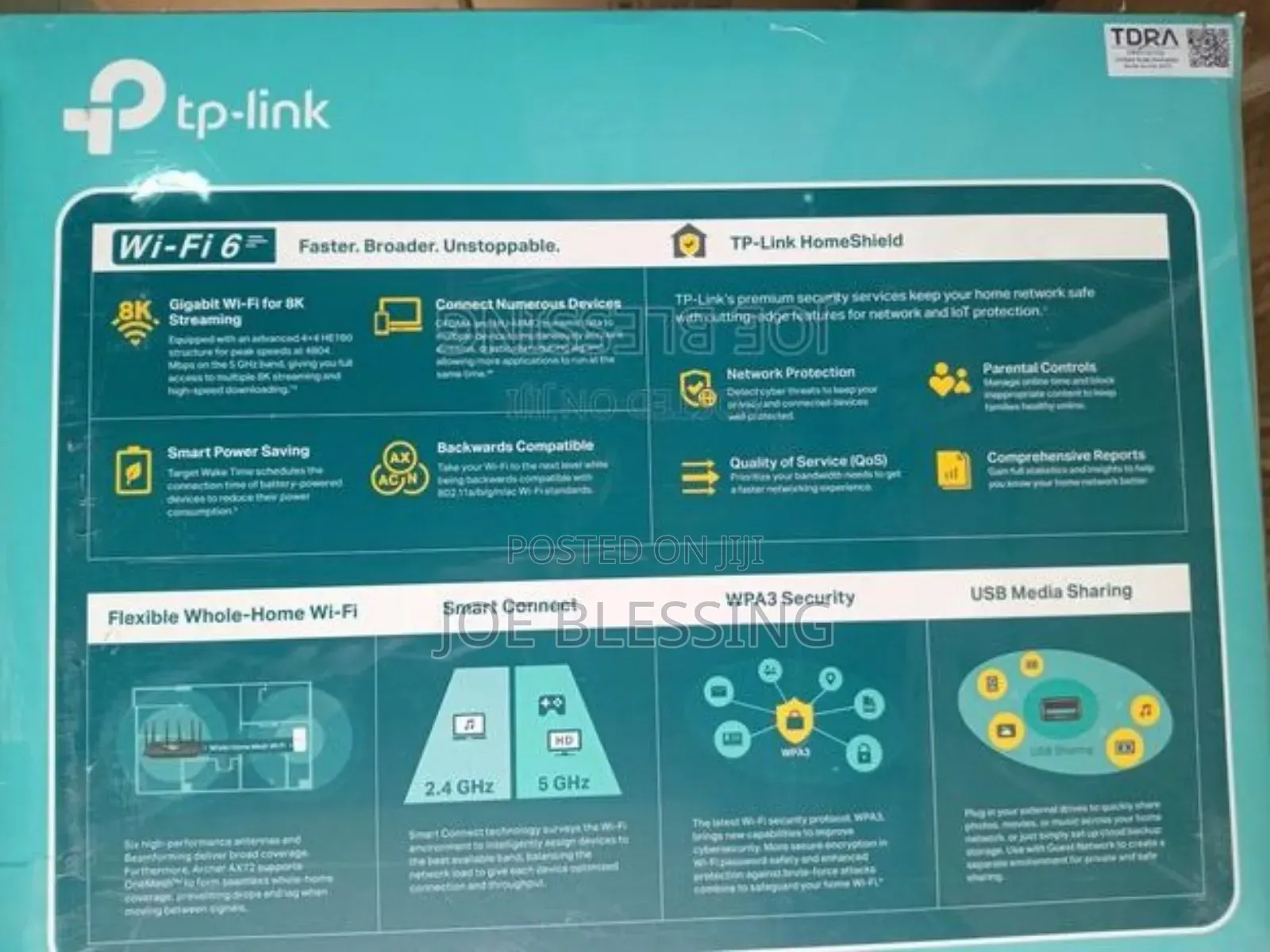 Tp_link 5400 Dual Band 6_stream Gigabit Wi_fi Router