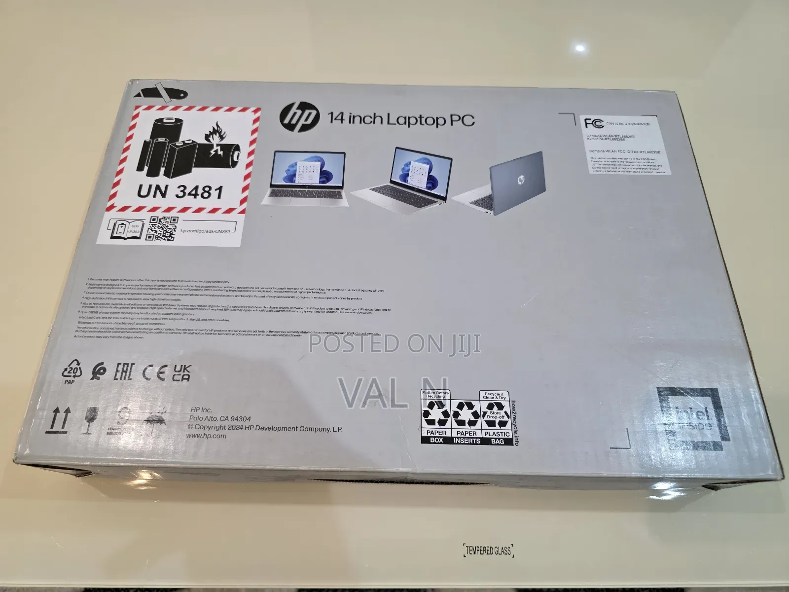 Laptop HP 14-dq1088wm 8GB Intel Core i3 SSD 256GB