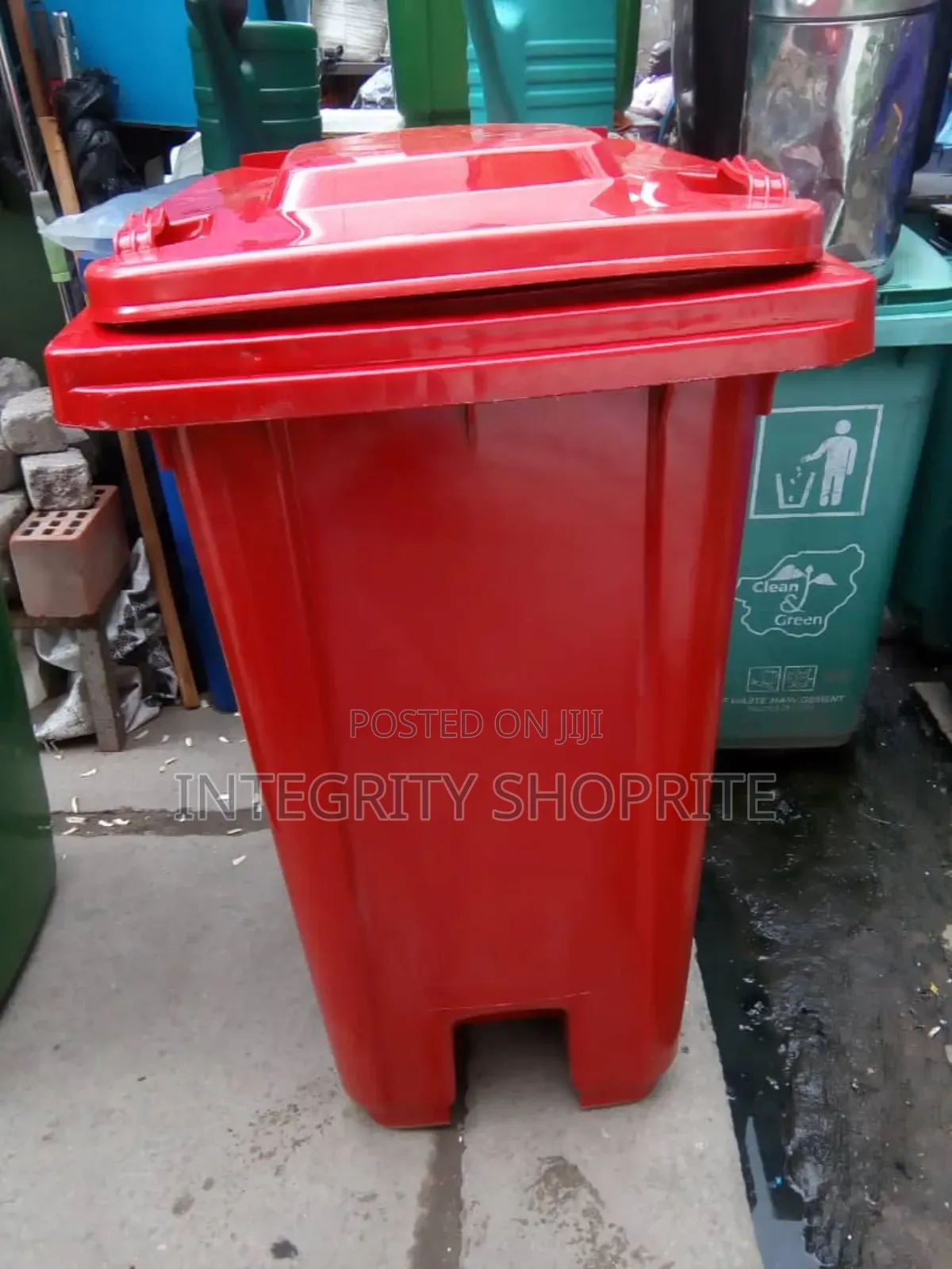 360litres Wheeler Bin With Two Tyres