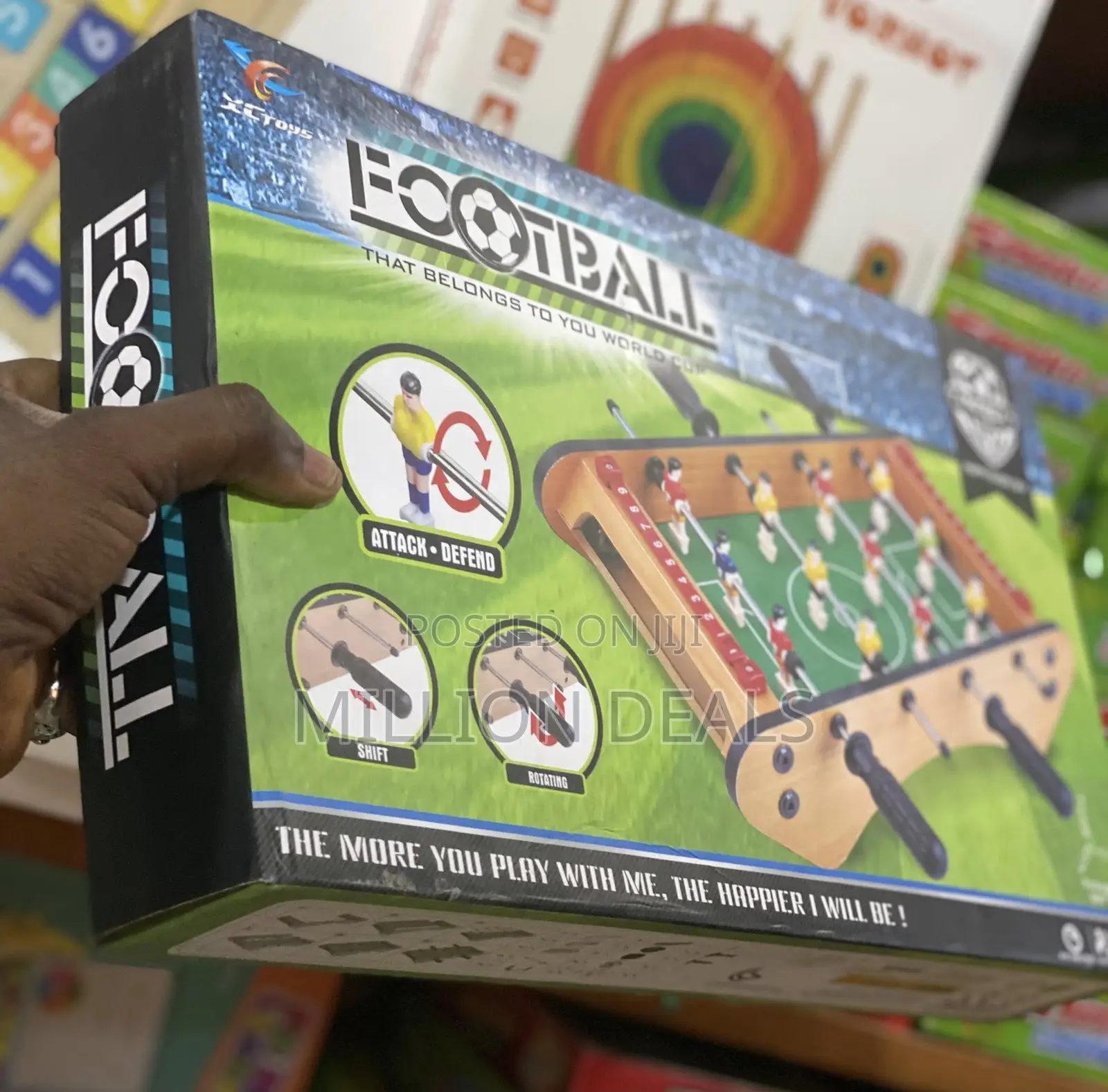 Football Table Soccer Wooden Toy Ages 5+