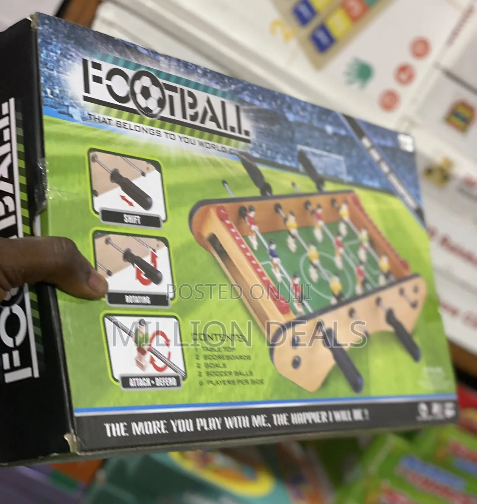 Football Table Soccer Wooden Toy Ages 5+