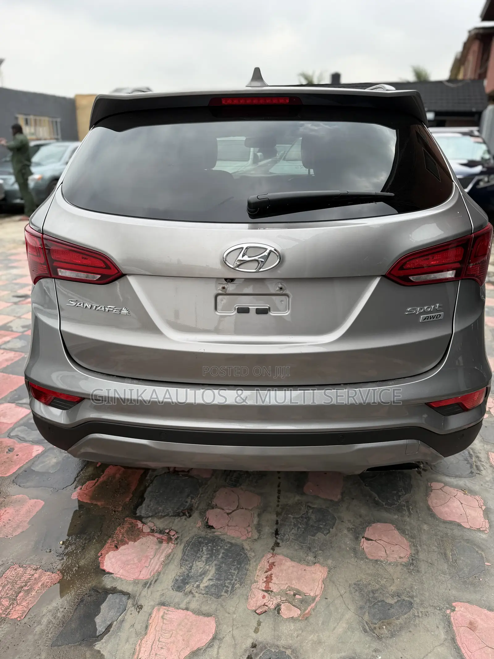 Hyundai Santa Fe SE AWD 2016 Gray