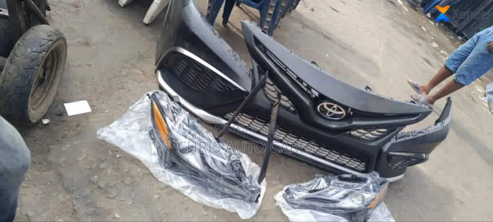 Camry 018 Bumper and Headlight