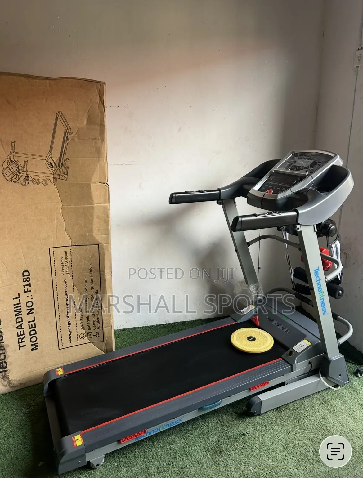 3hp Techno Fitness Treadmill With Massager