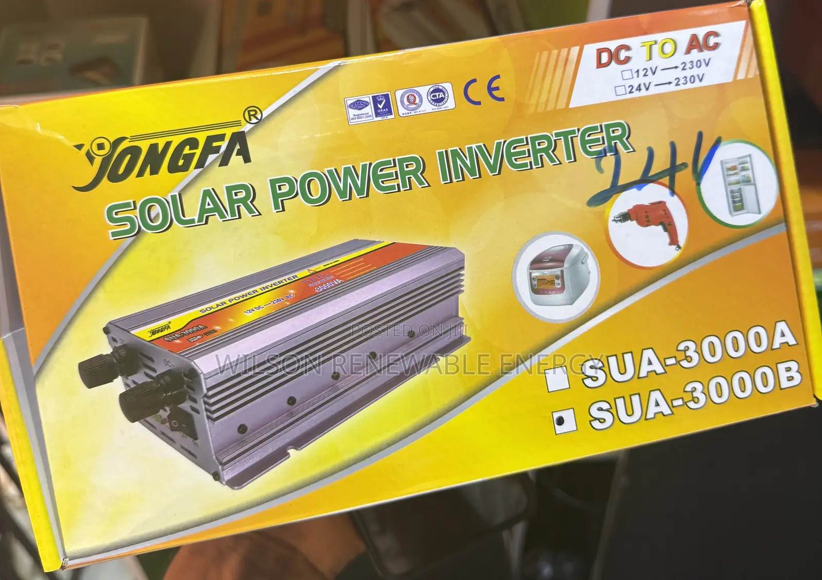 3000w 24v Jongfa Sachet Inverter