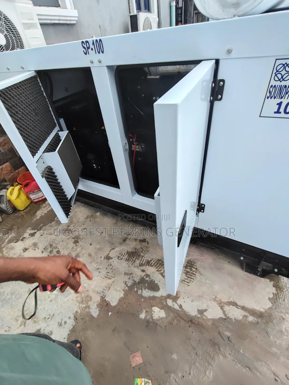 100kva Perkins Soundproof 100% Copper Coil Generator in Store Now