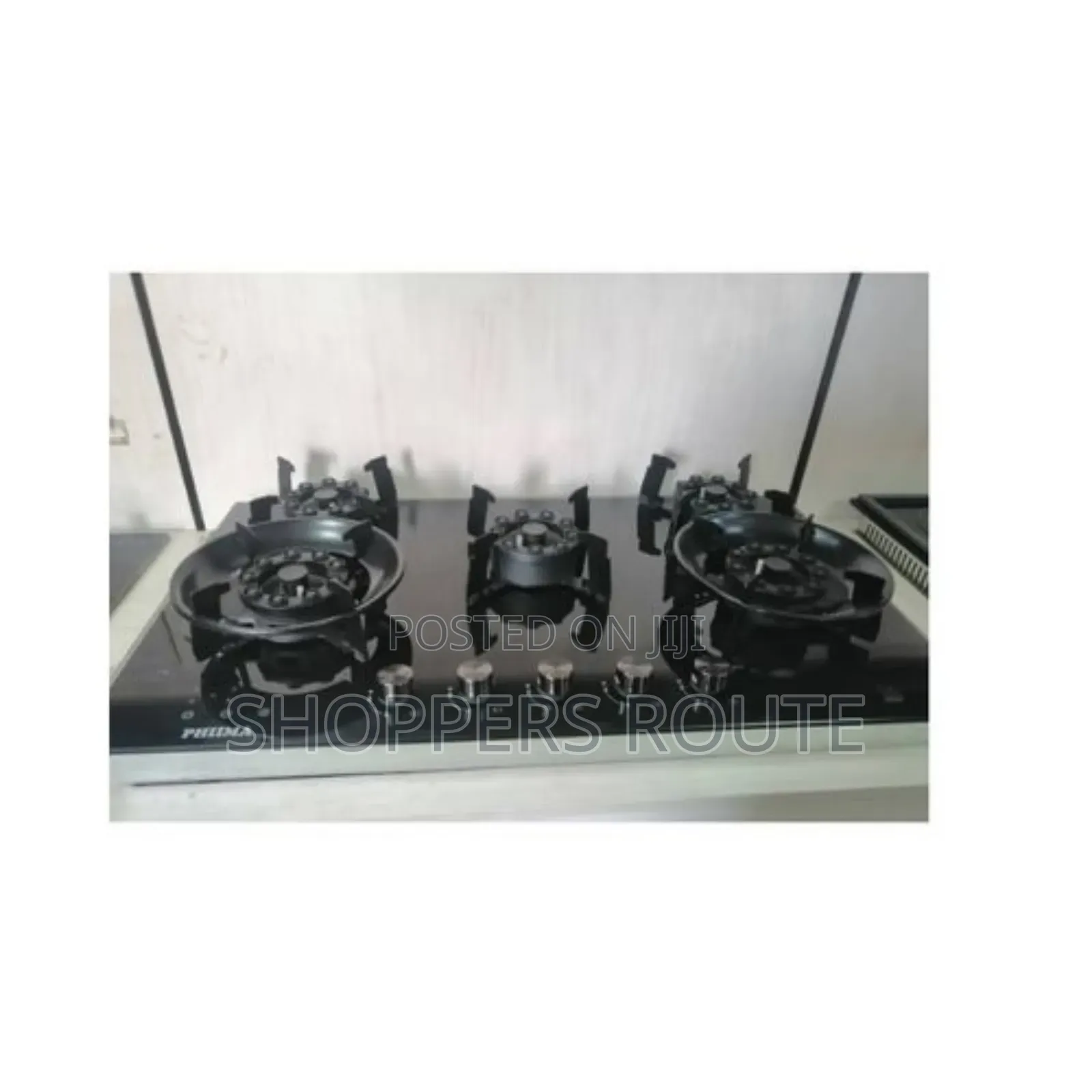 Phiima 5 Burner Glass Table Gas