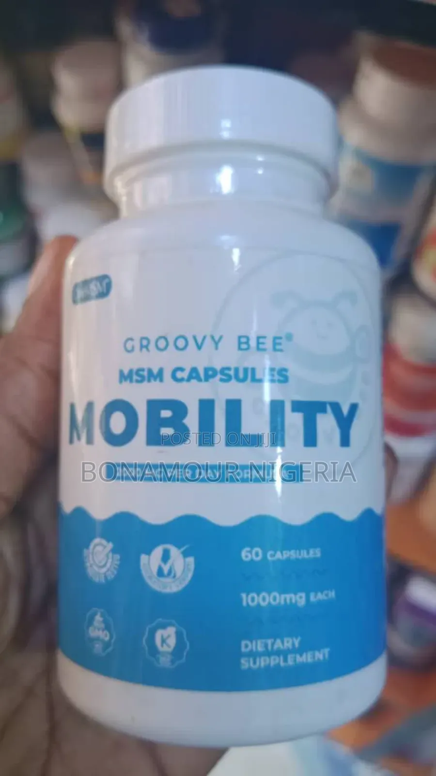 Groovy Bee MSM Mobility 1000mg X60 Caps