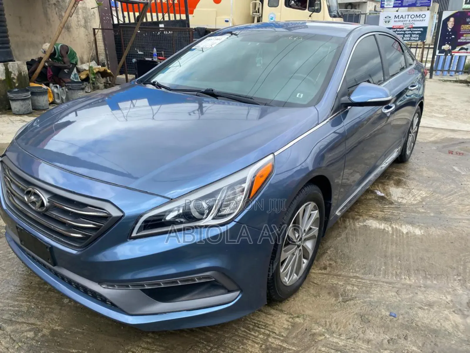 Hyundai Sonata 2015 Blue