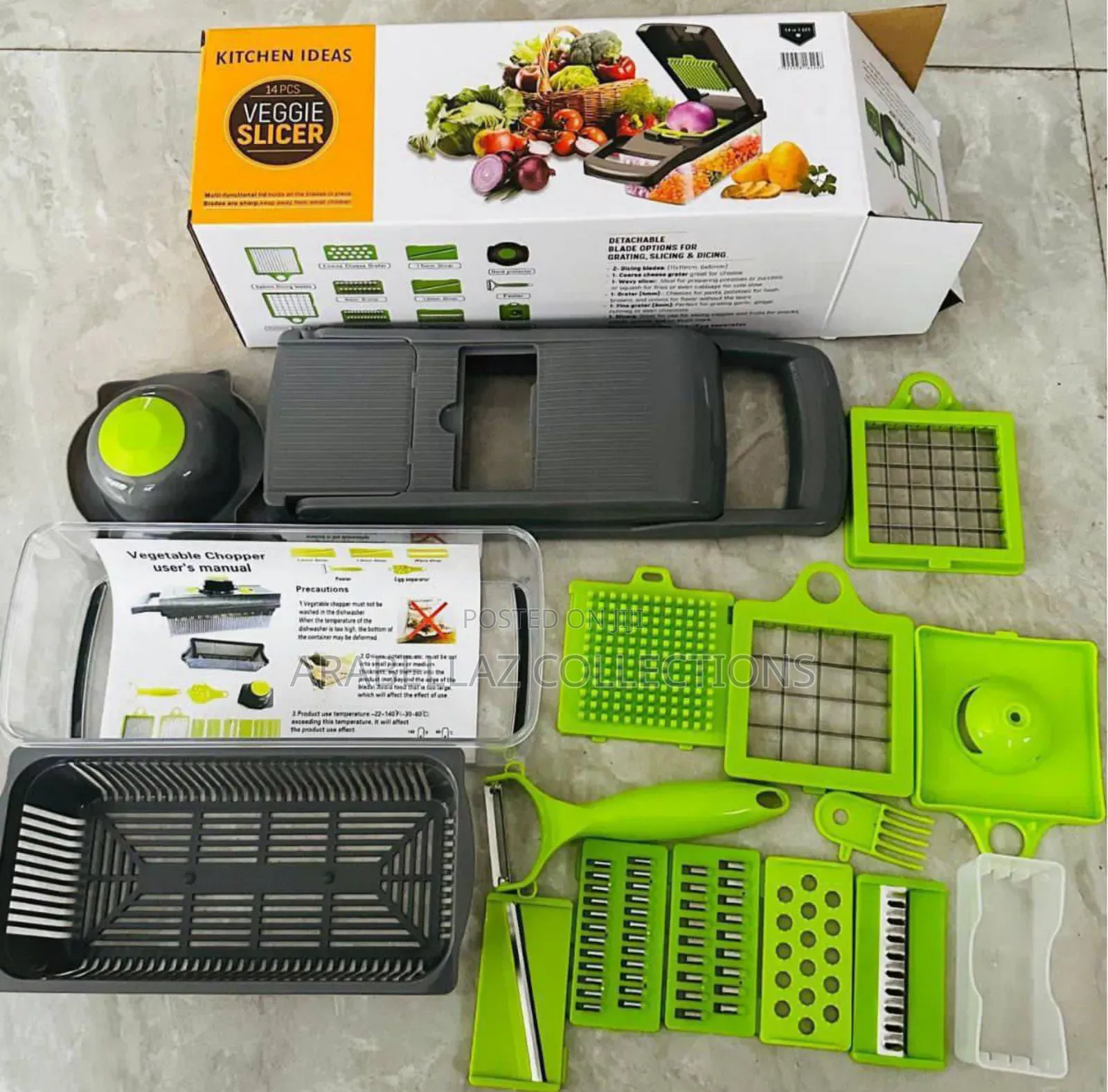 16pcs-Set Multifunctional Vegetable Cutter Kitchen Accessories
I
