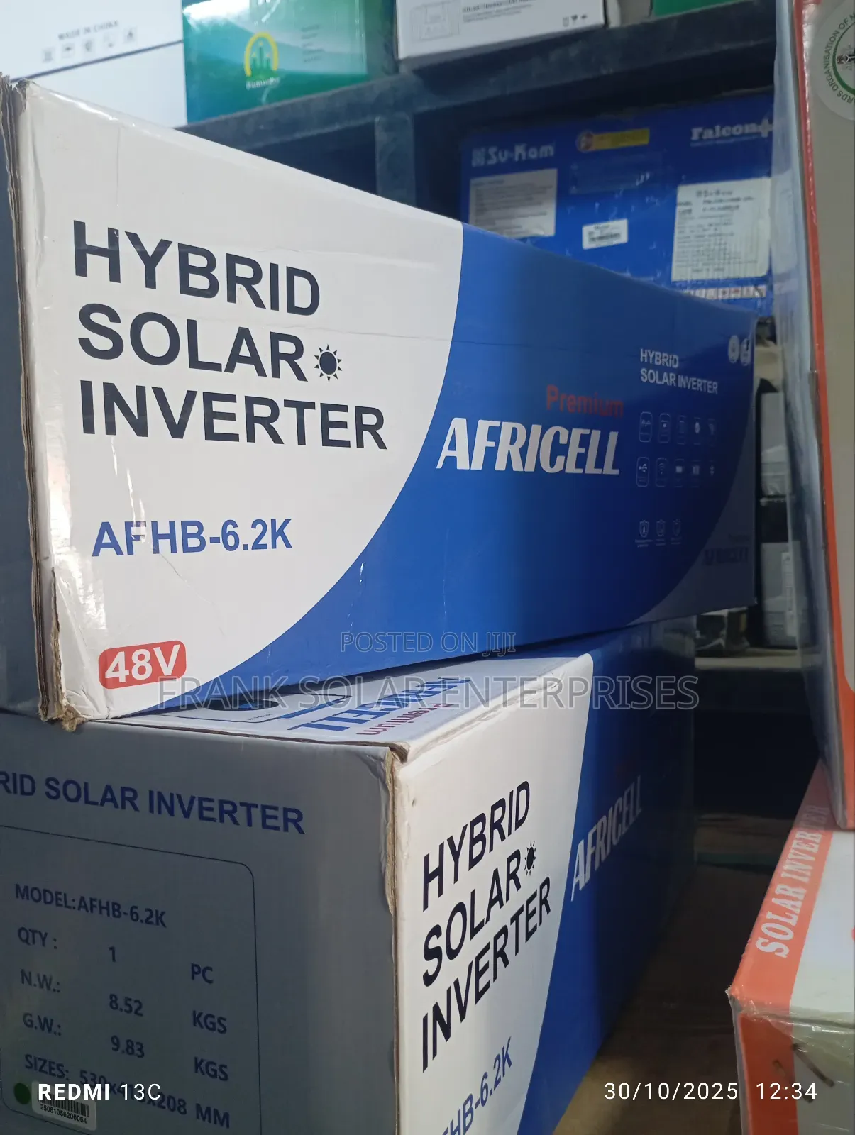 Hybrid Solar Inverter Africell 6.2kw 48v