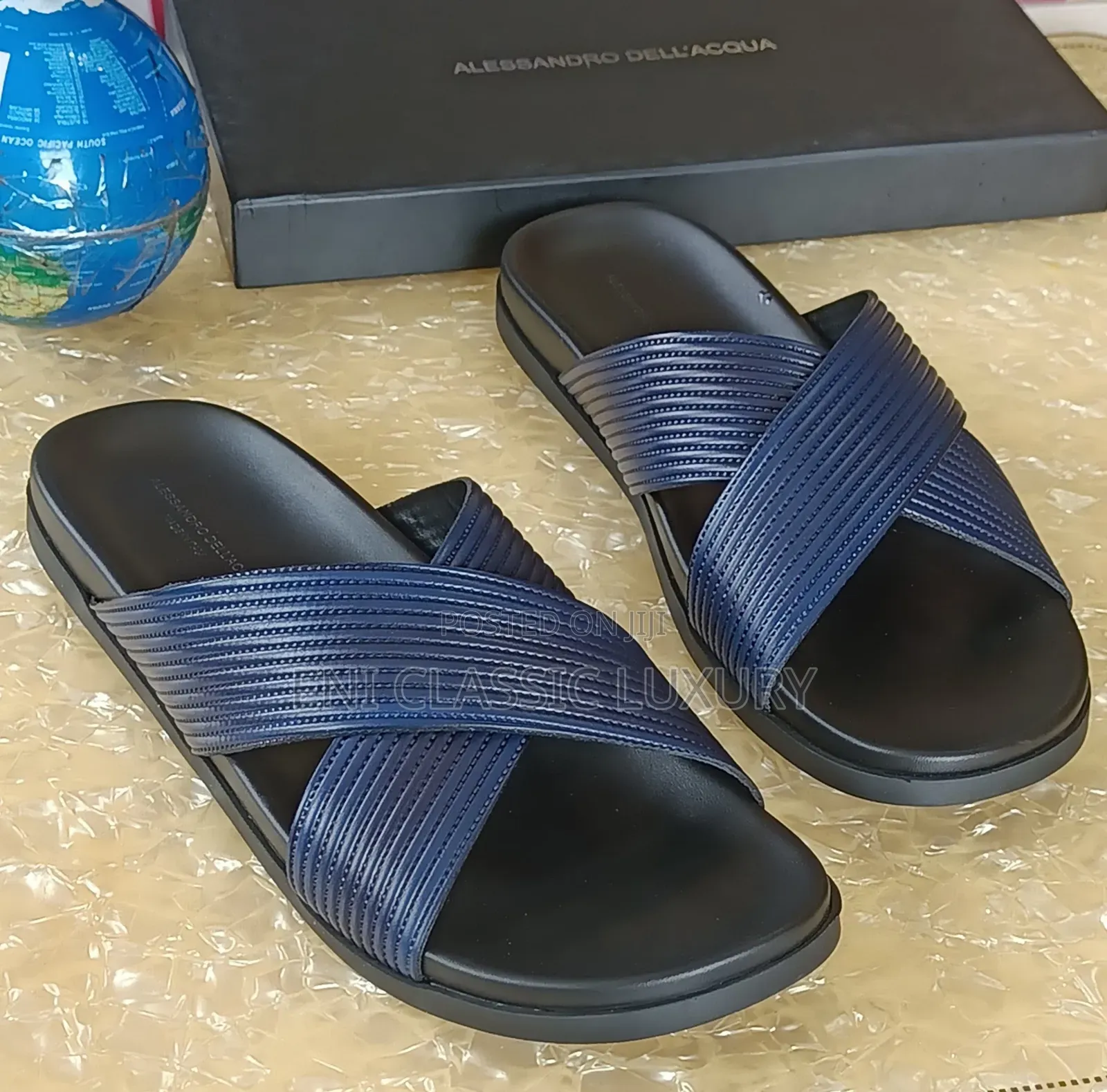 Pure Quality Luxury Men's Slippers Alessandra Well Banded Package