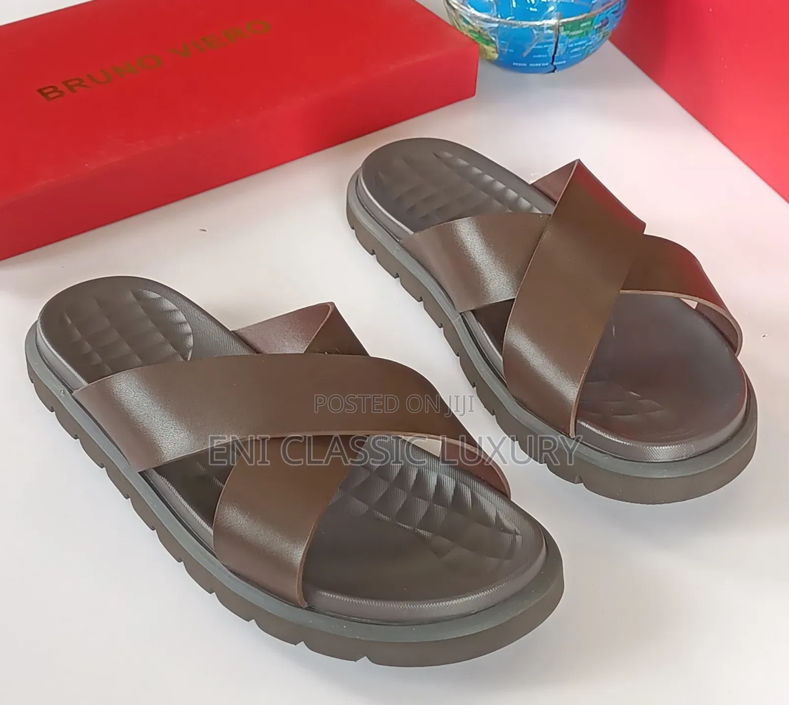 Pure Quality Luxury Men's Slippers Alessandra Well Banded Package