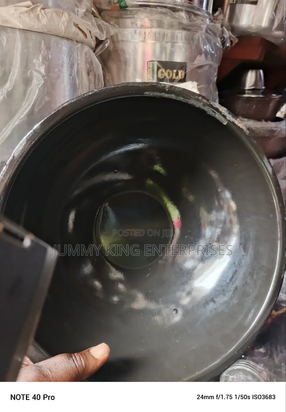 Non-Stick Wok/Frying Pan - Black
