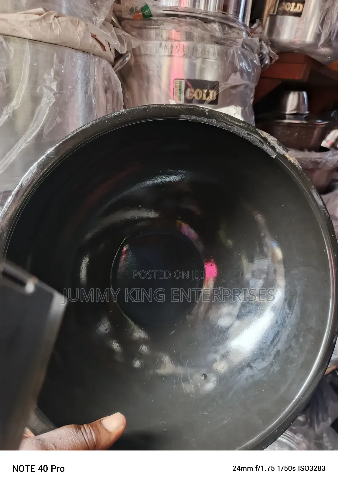 Non-Stick Wok/Frying Pan - Black