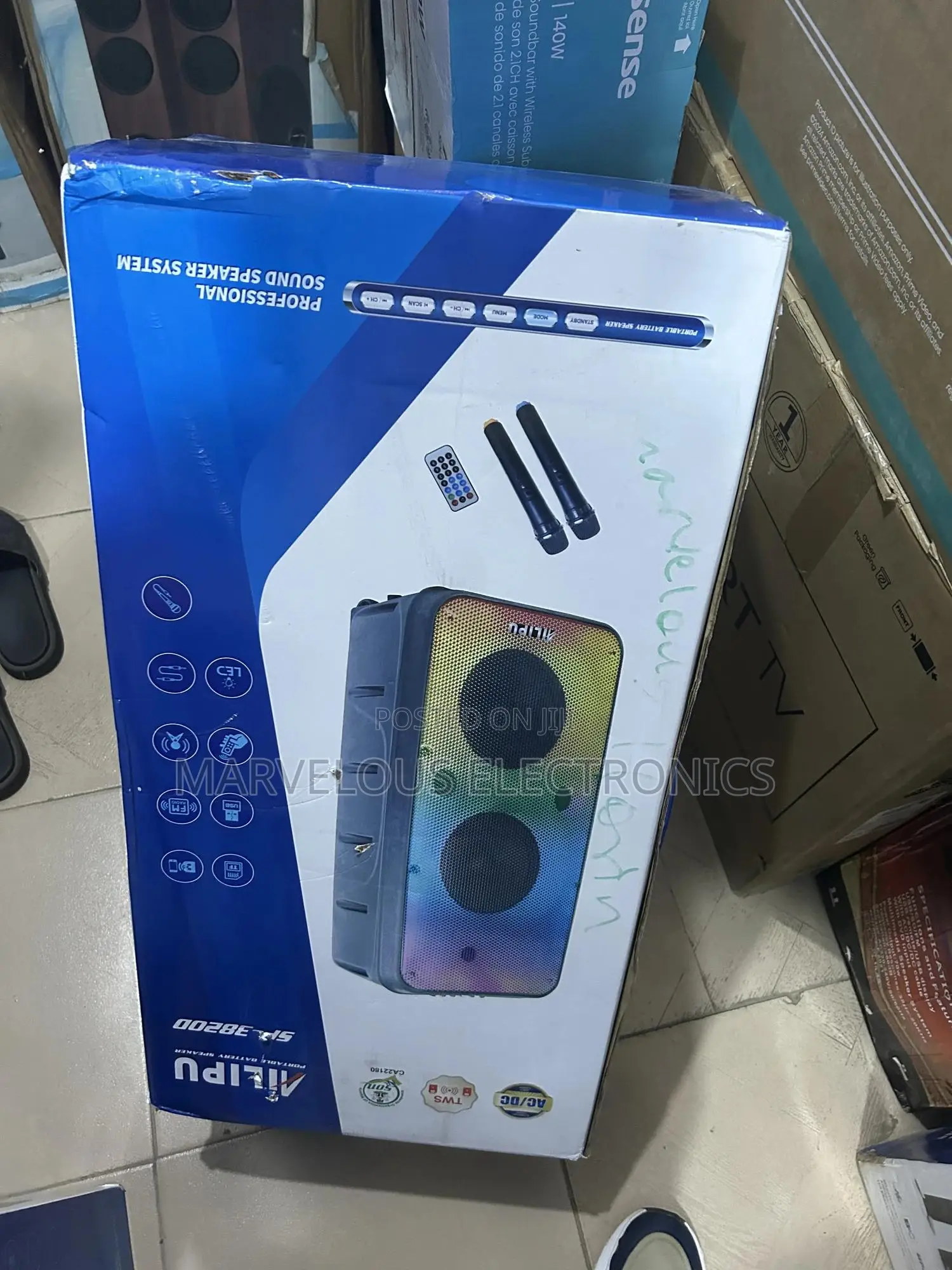 Brand New Alipu Public Address System Sound System With Dual Battery