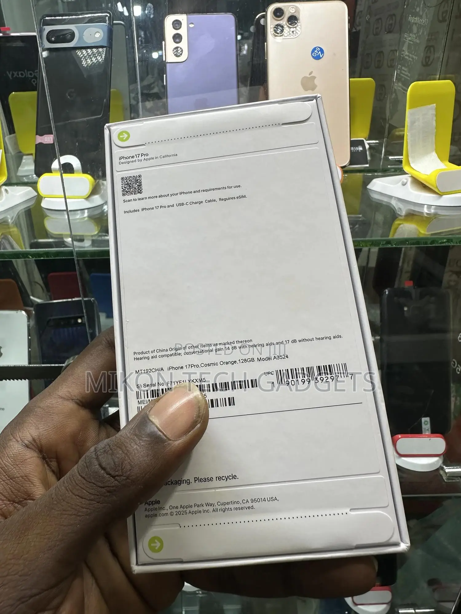 New Apple iPhone 17 Pro 256 GB Orange
