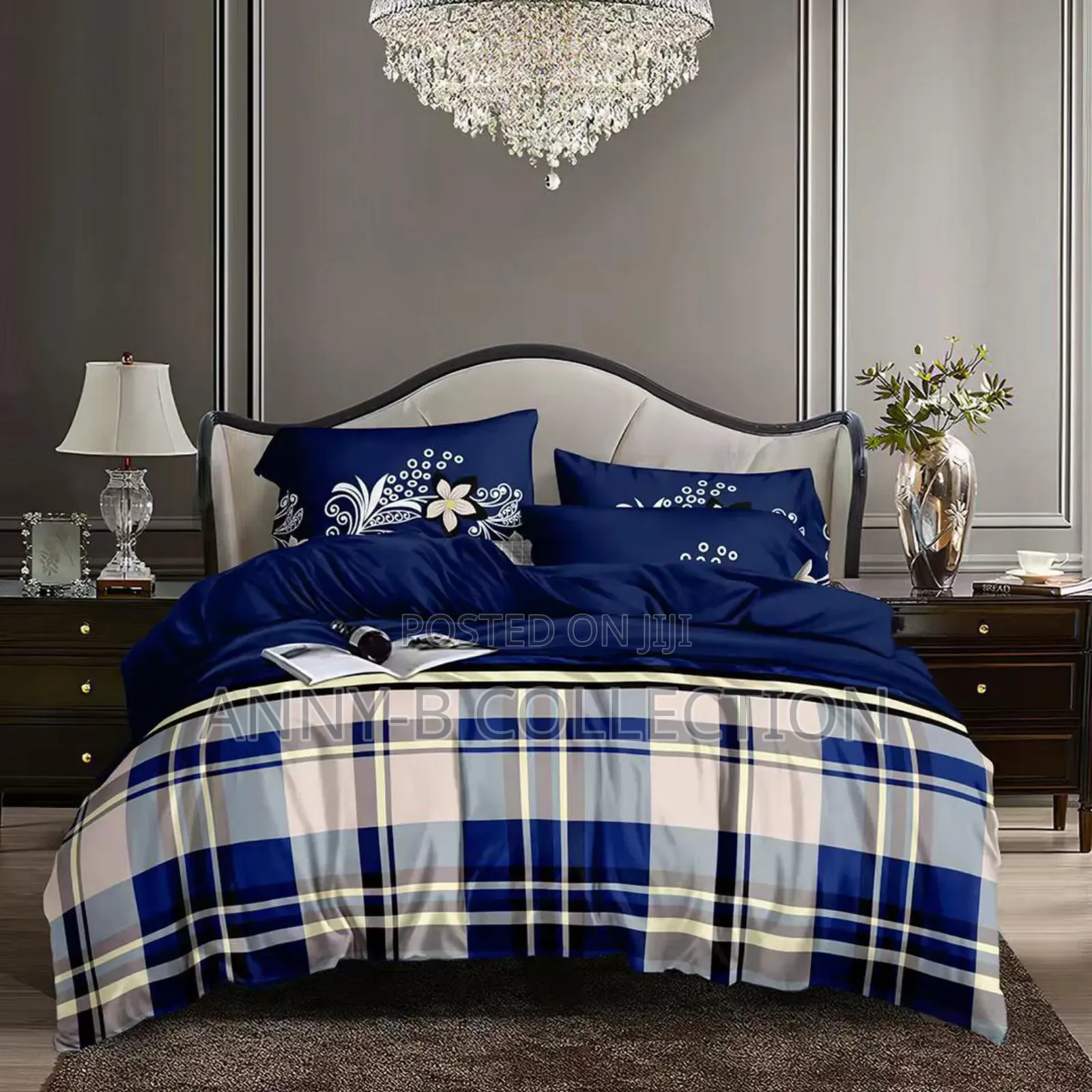 New 6by6 Duvet, Bedsheet and 4 Pillow Case Bedset