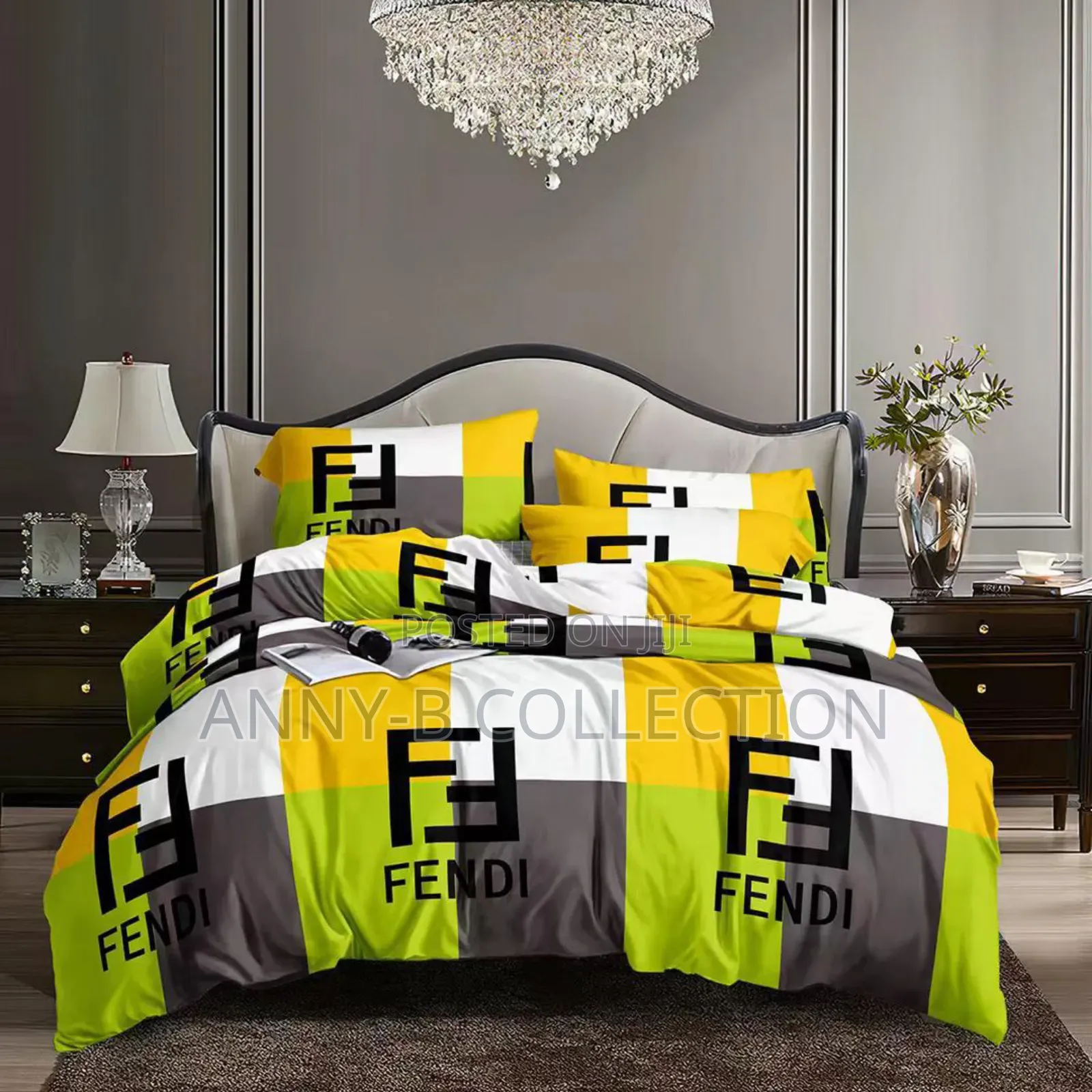 New 6by6 Duvet, Bedsheet and 4 Pillow Case Bedset
