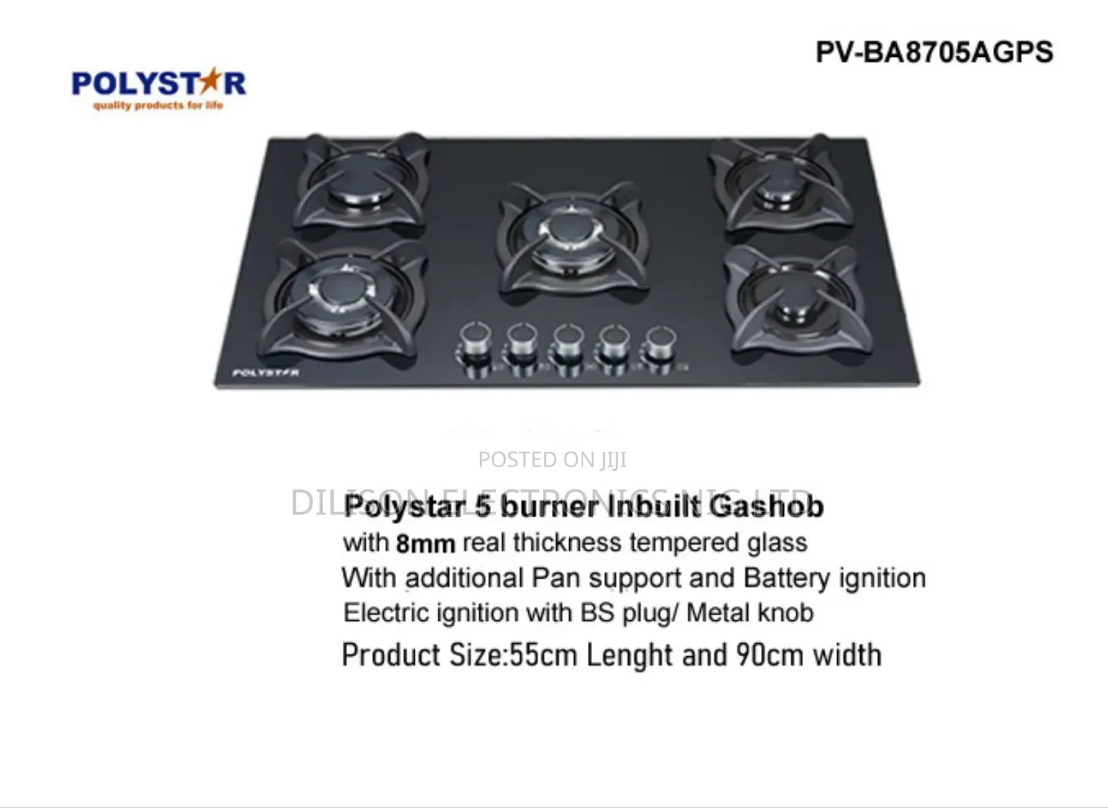 Original Polystar 5 Burner Inbuilt Goshob