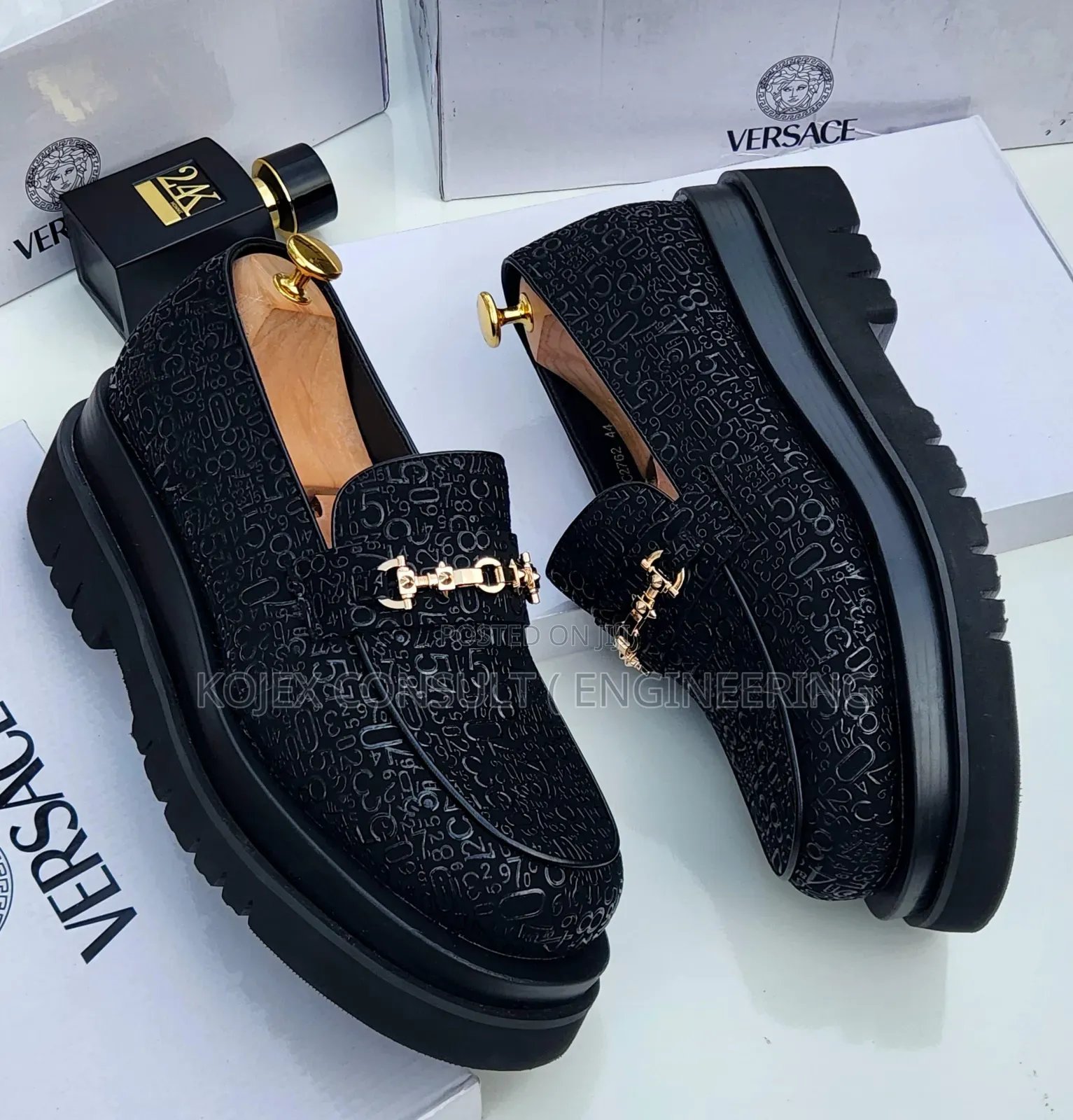 Versace Double Sole Men Shoe