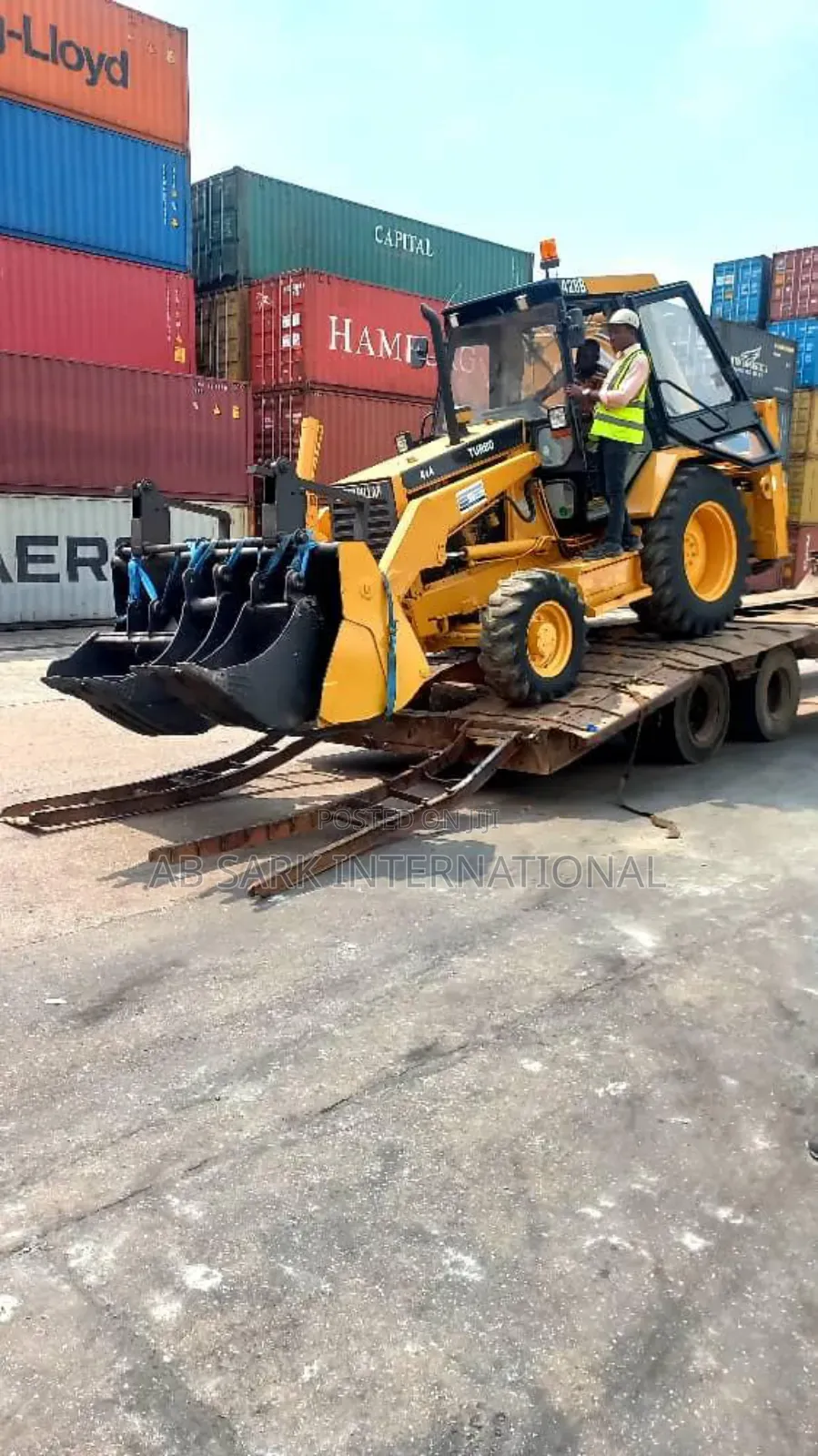 Cat Backhoe 428b Foreign Used