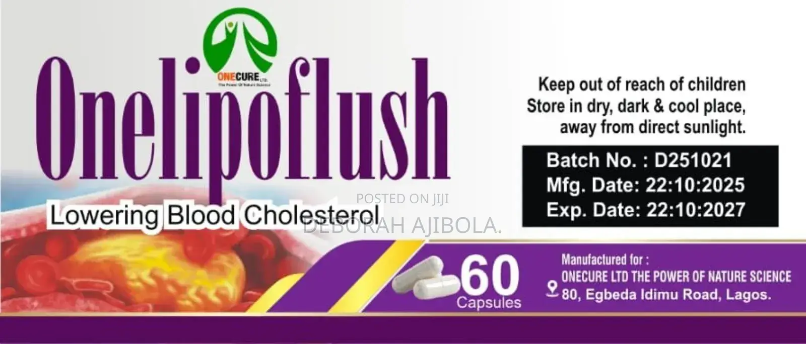 Onelipo Flush Capsule.