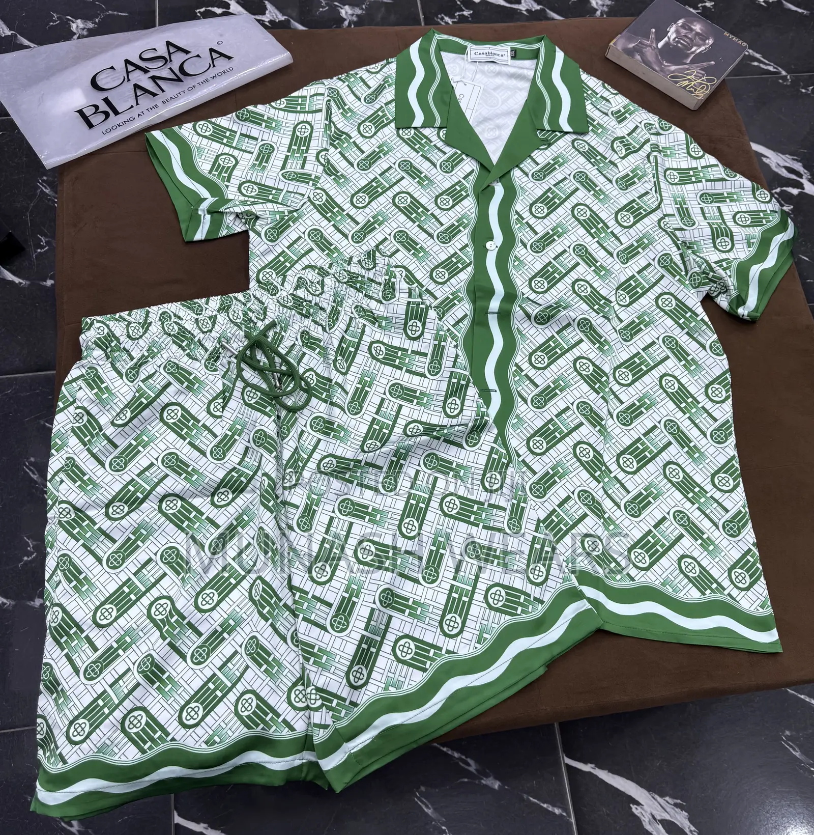 Luxury Casablanca Shirt And Short For Men
